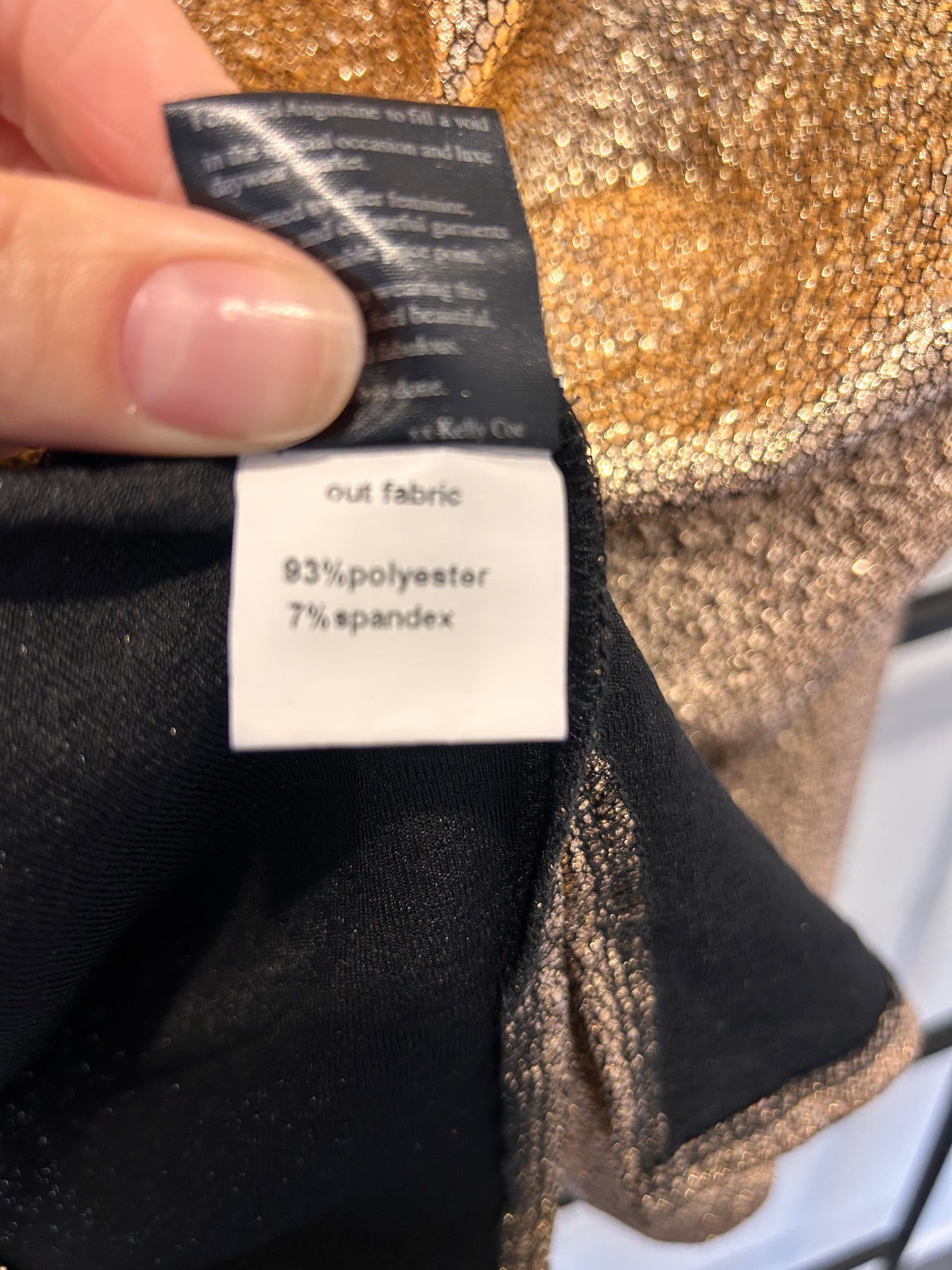 Augustine Metallic Top - Size L