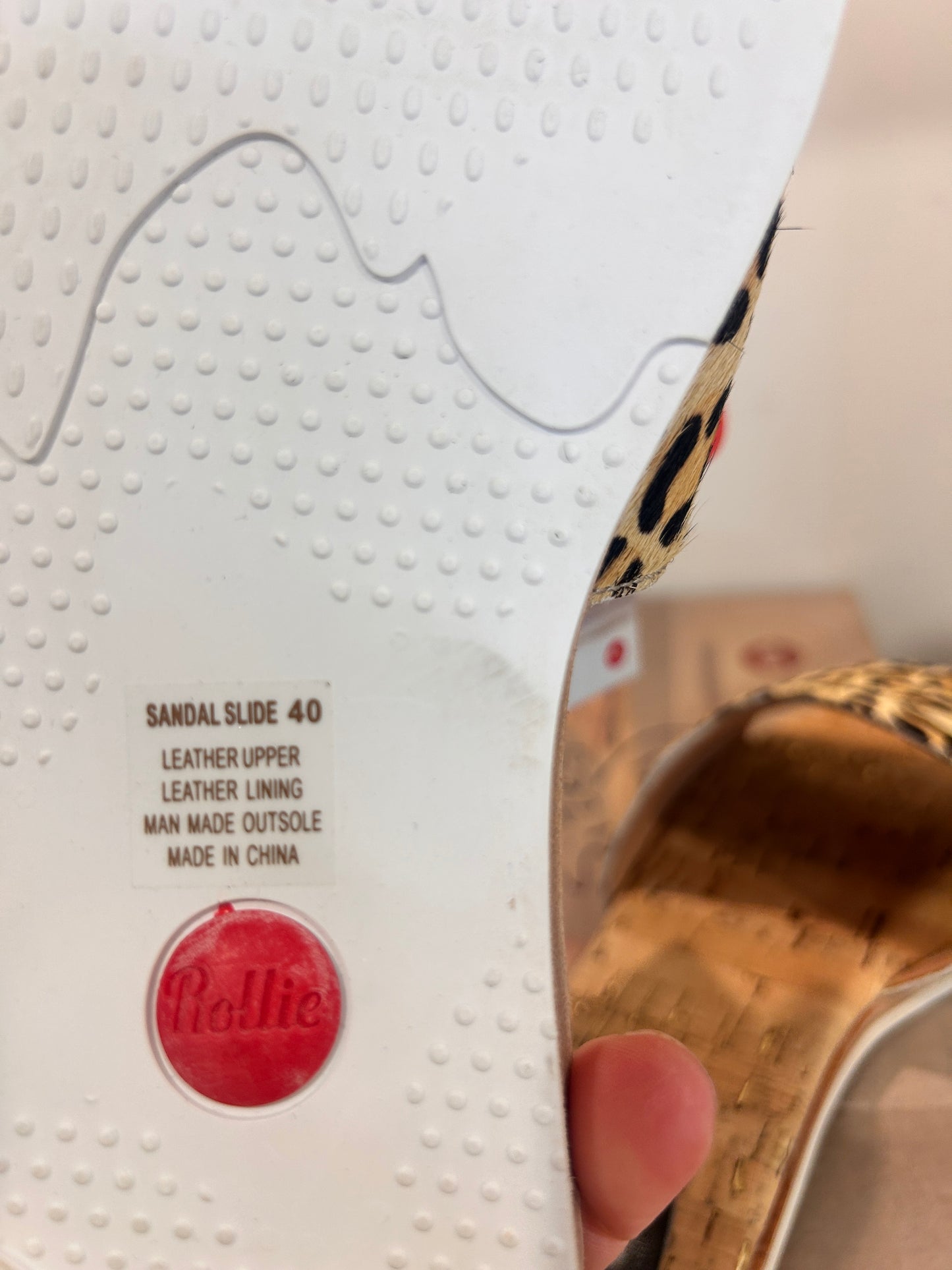 Rollie Sandal Slide - Size 40/41 (NOTE: Different Sizes)