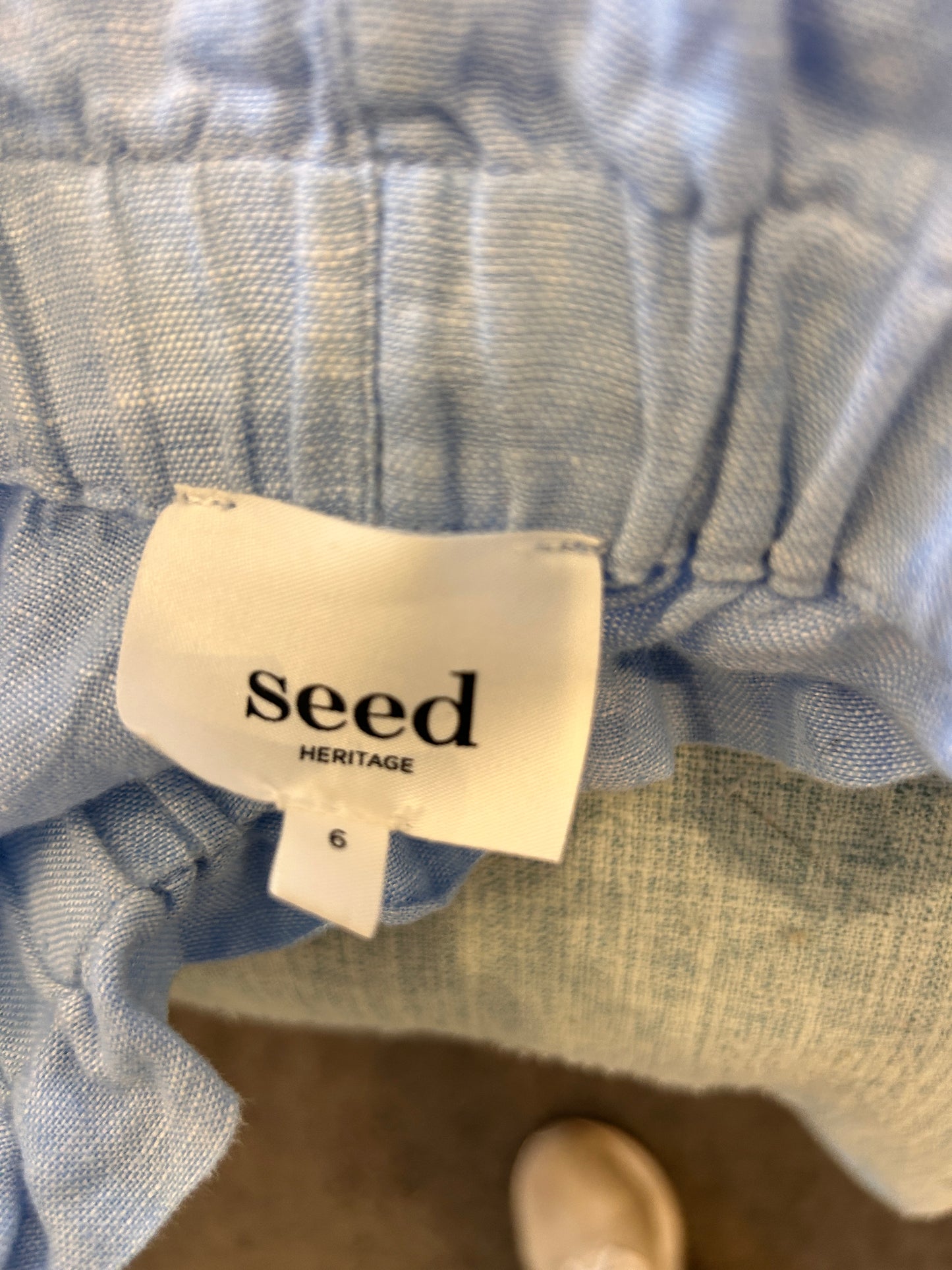 Seed Linen Shorts - Size 6