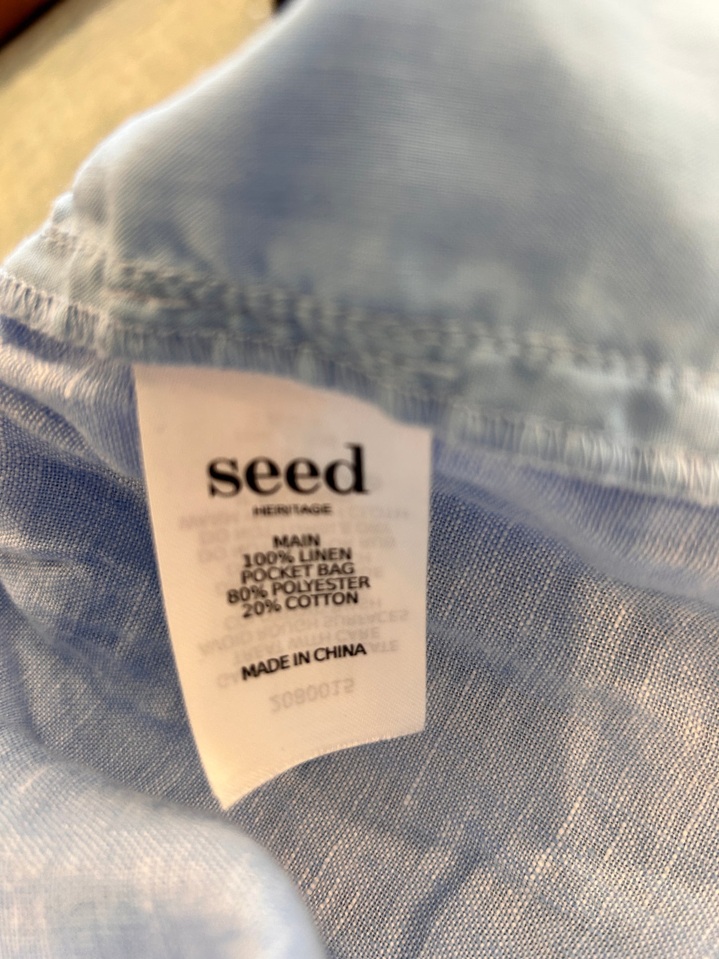 Seed Linen Shorts - Size 6