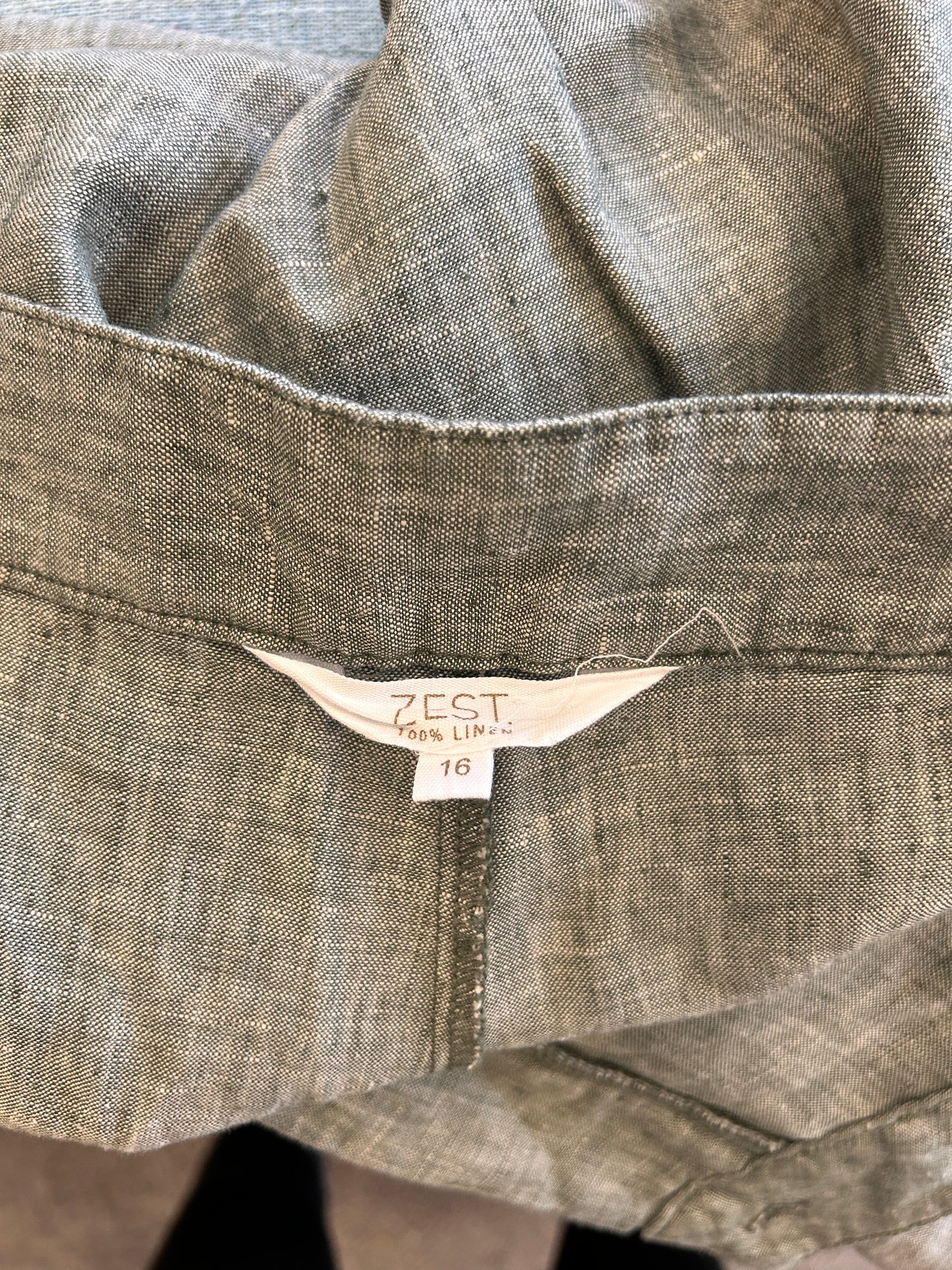 Zest Linen Pants- Size 16