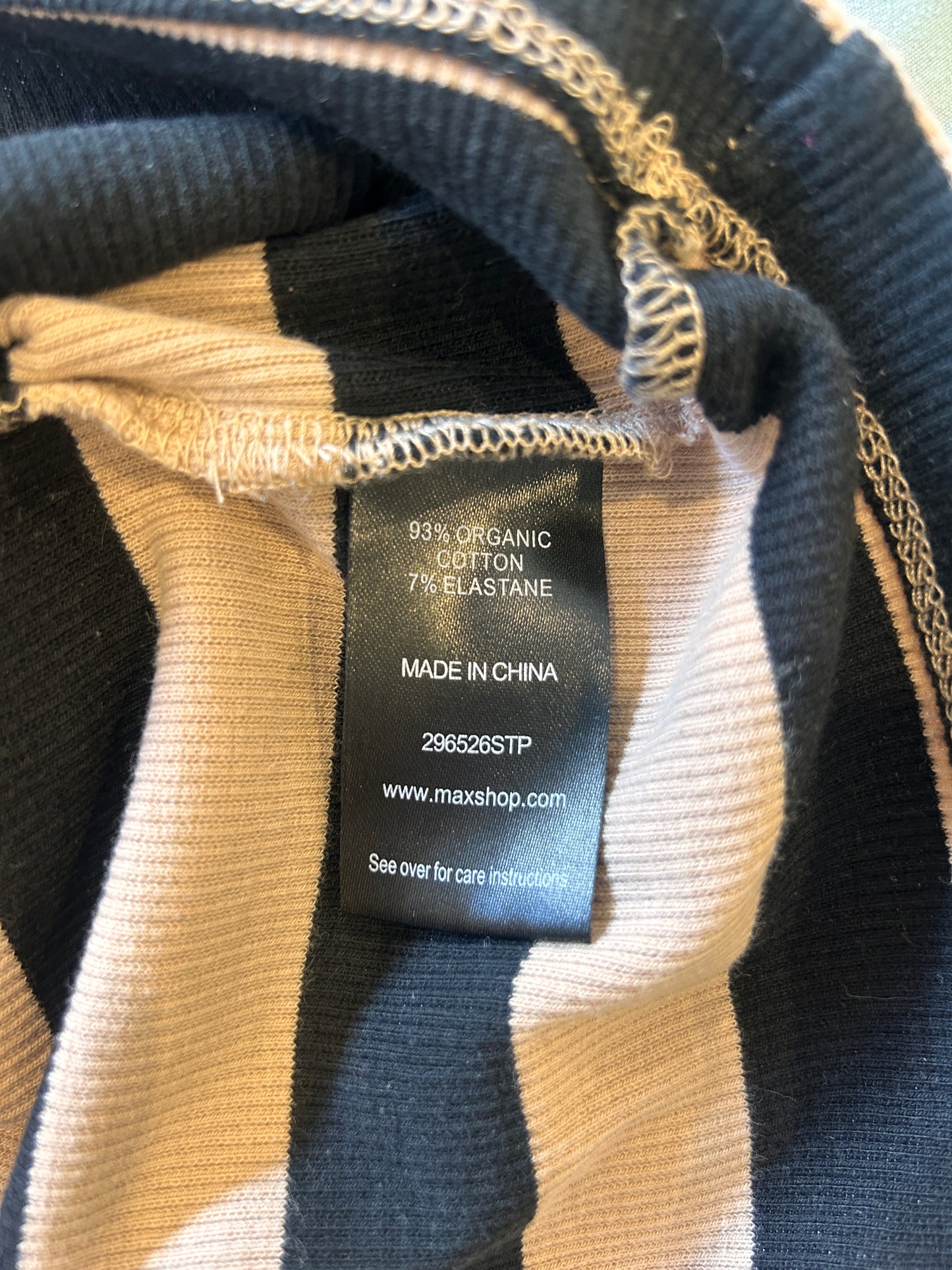 Max Striped Singlet - Size S
