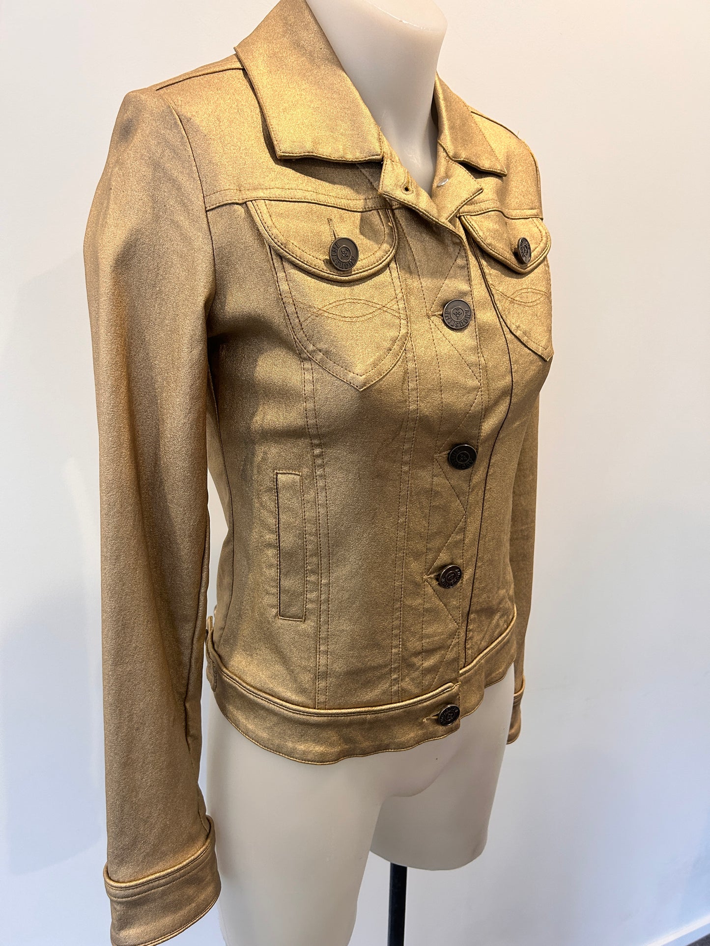 Pretty Basic Gold Jacket - Size S