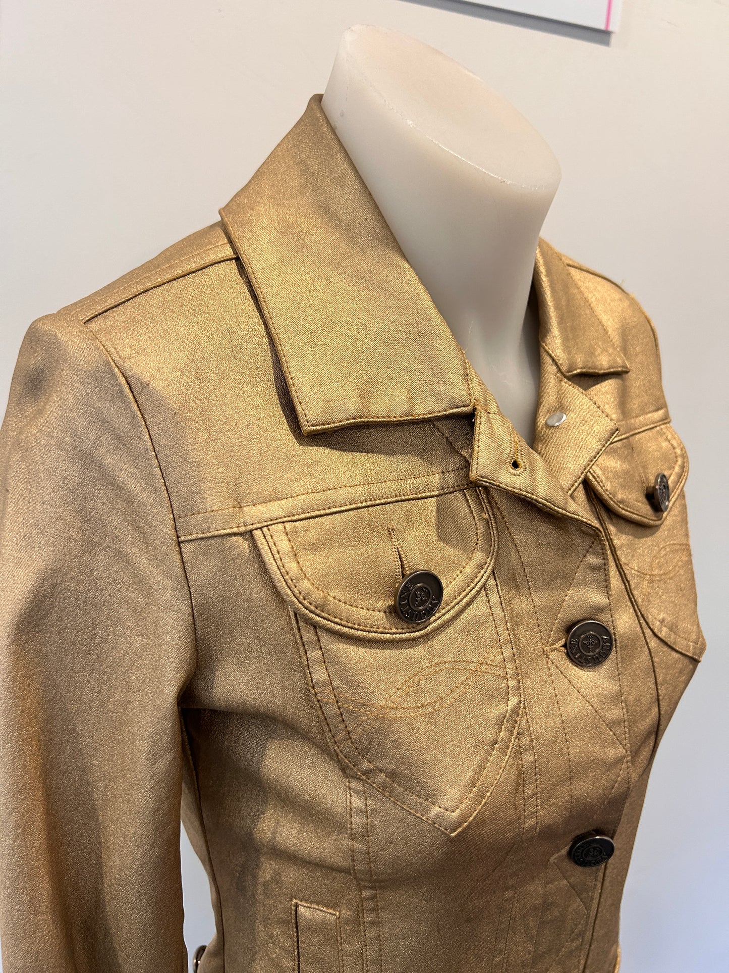 Pretty Basic Gold Jacket - Size S