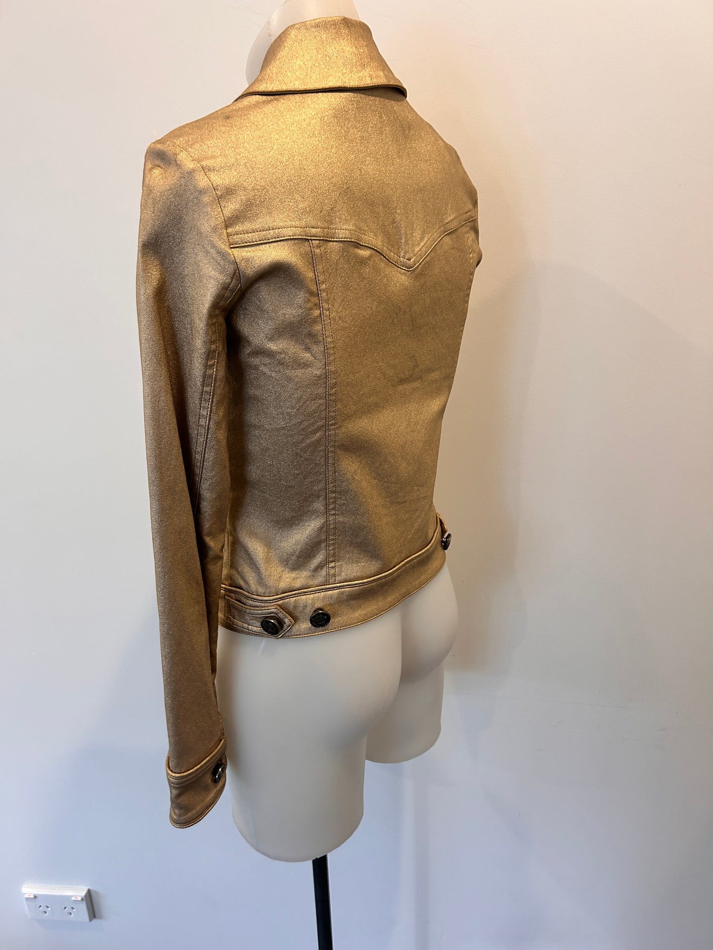 Pretty Basic Gold Jacket - Size S