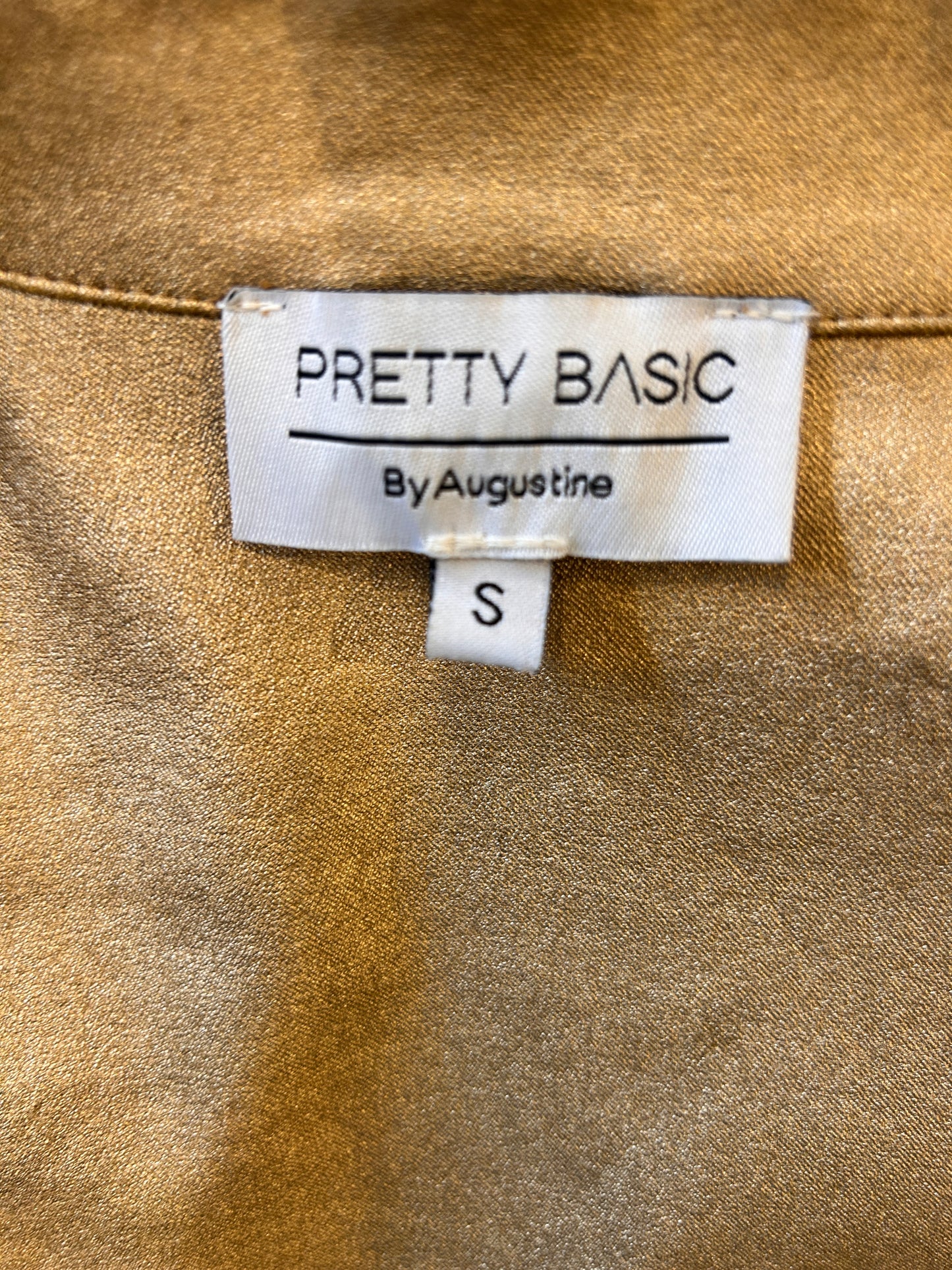 Pretty Basic Gold Jacket - Size S