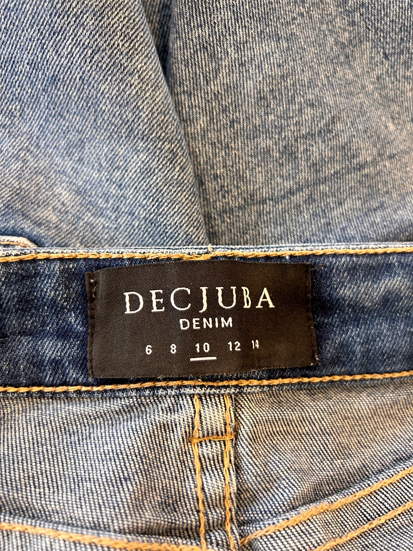 Decjuba Denim Mini Skirt - Size 10