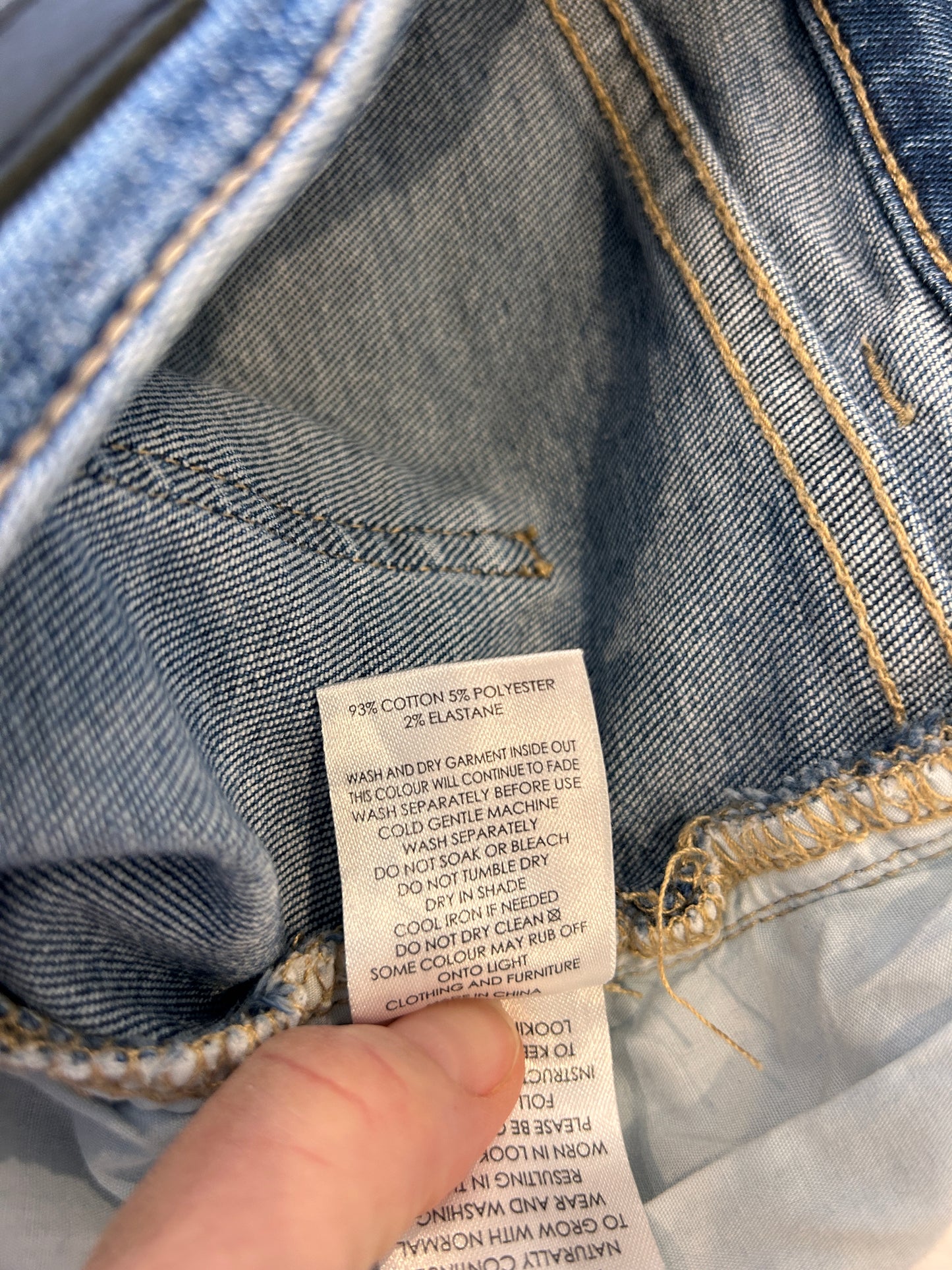 Decjuba Denim Mini Skirt - Size 10