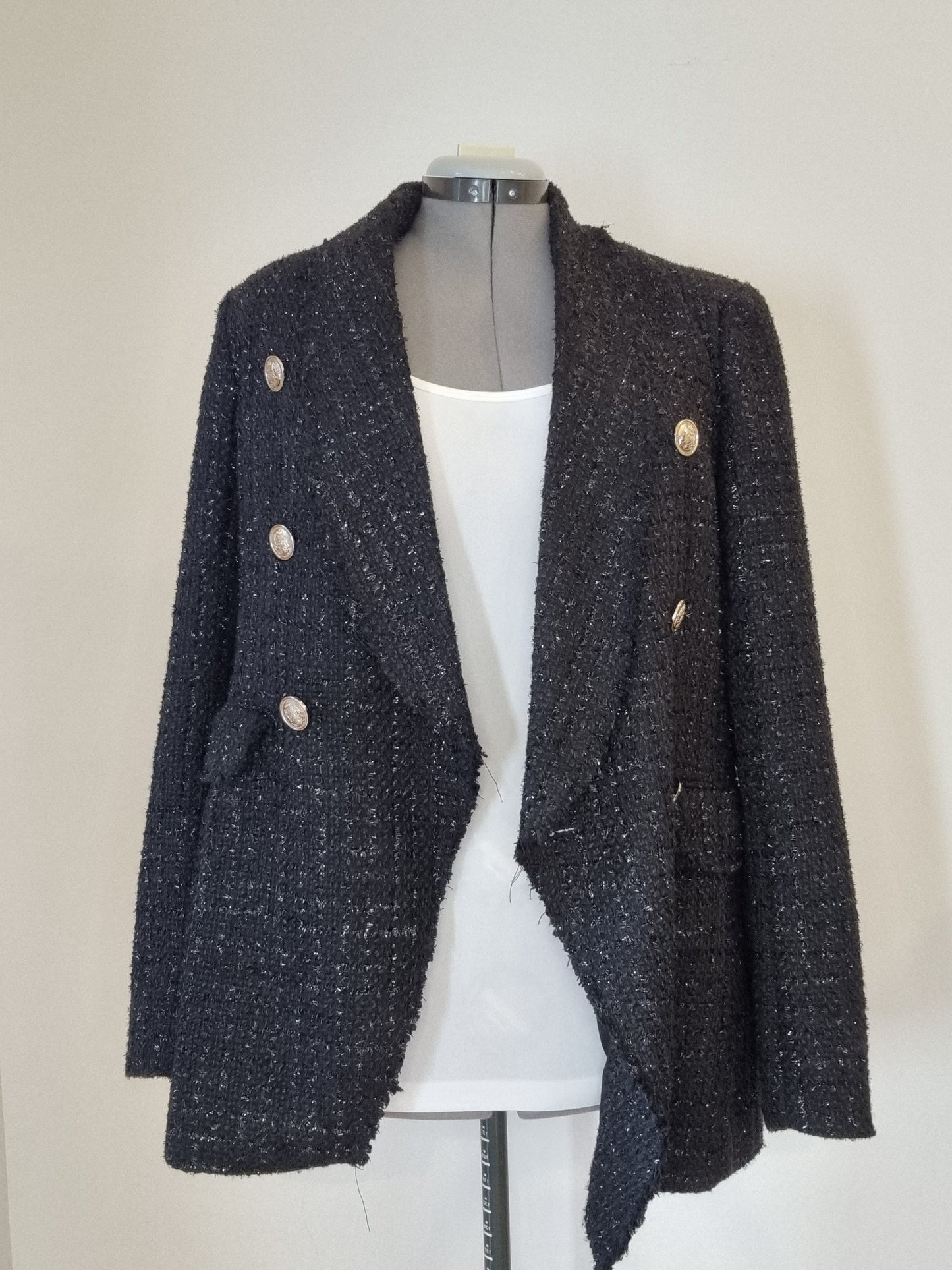 Decjuba Sparkly Blazer - Size 14