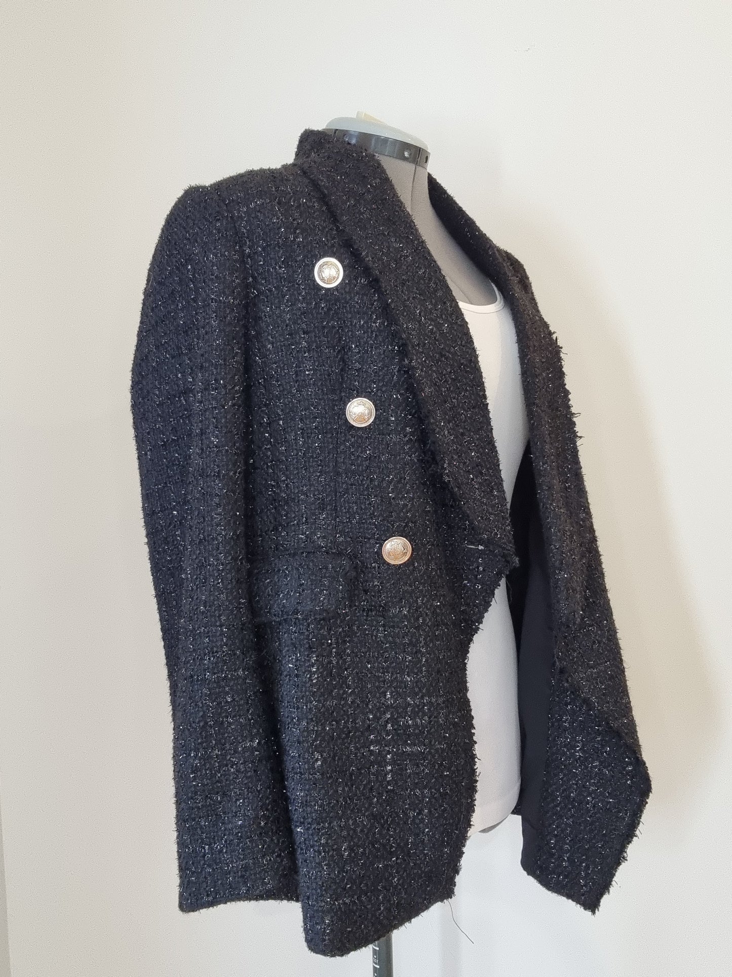 Decjuba Sparkly Blazer - Size 14