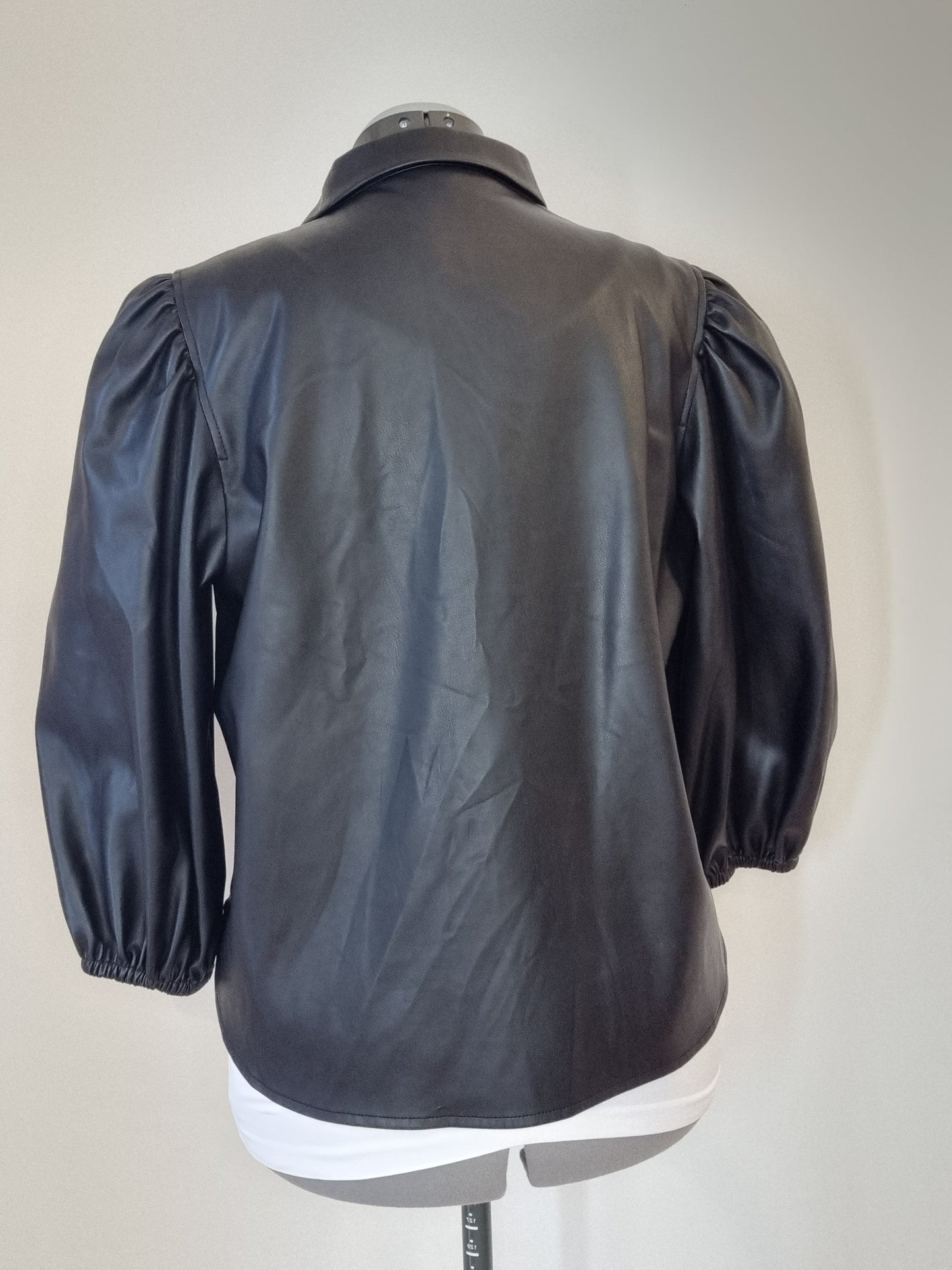 Zara Leather Look shirt - Size L