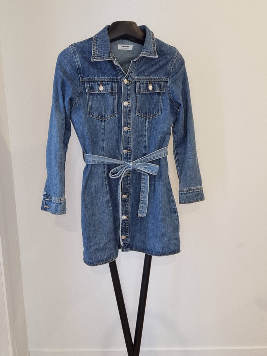 Showpo Denim Mini Dress - Size 12