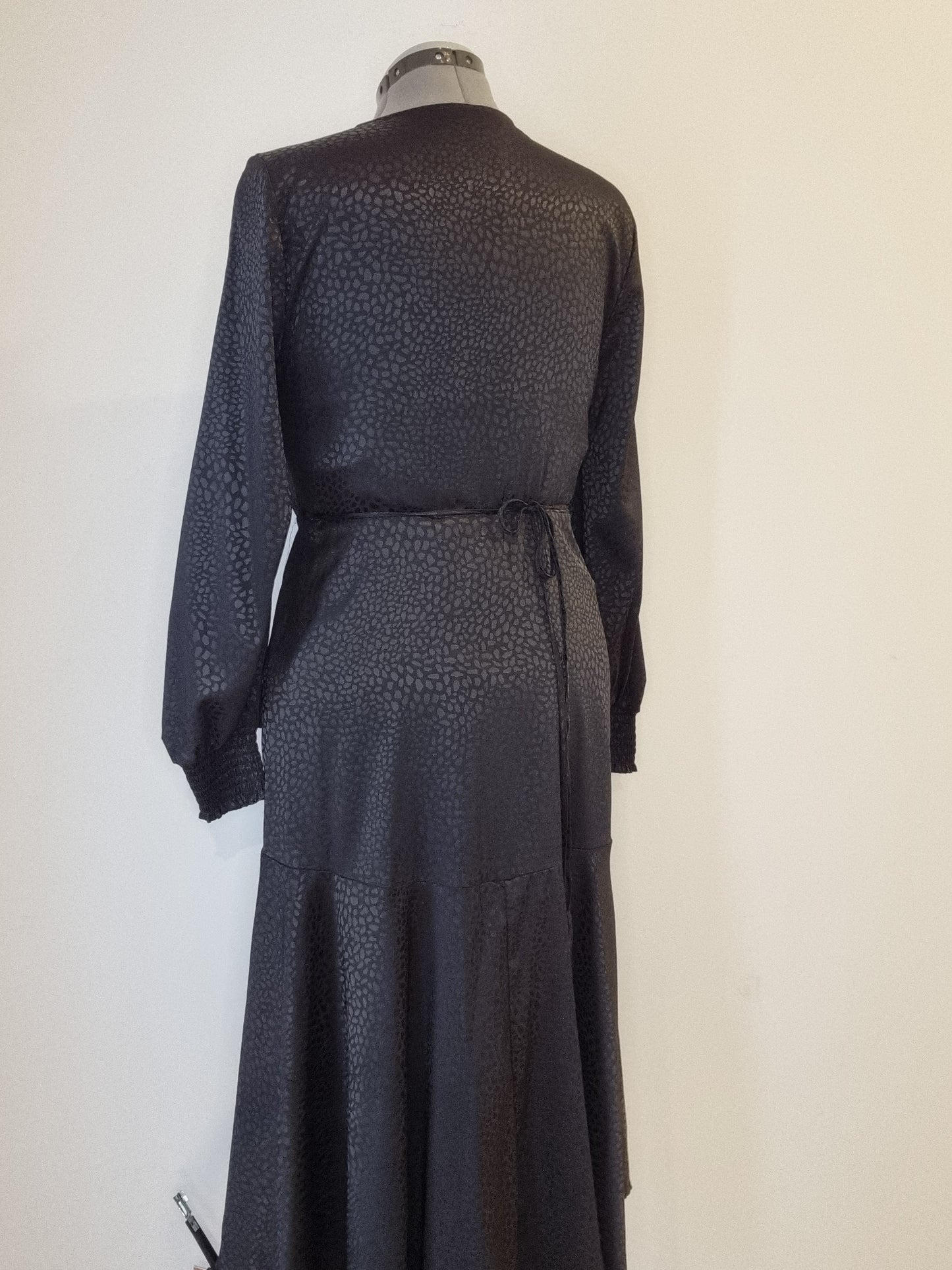 Whistle Elegant Wrap Midi Dress - Size 12