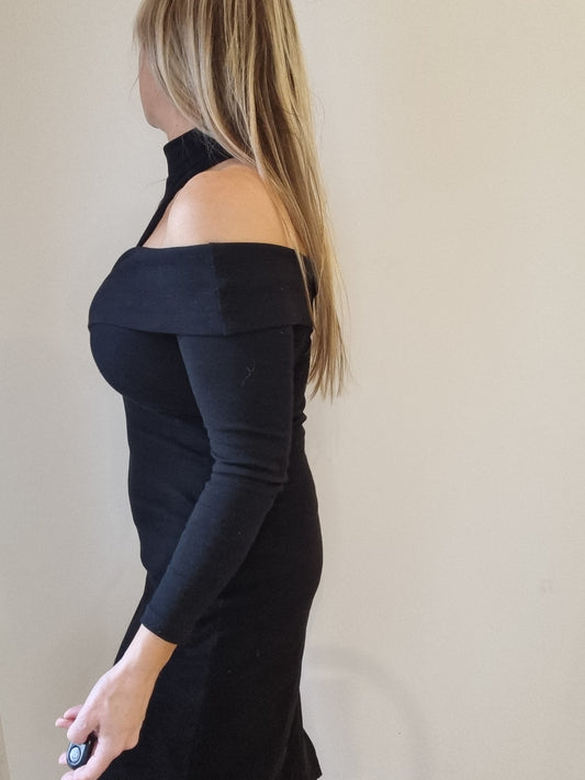 Showpo BodyCon One-Shoulder Dress - Size 12
