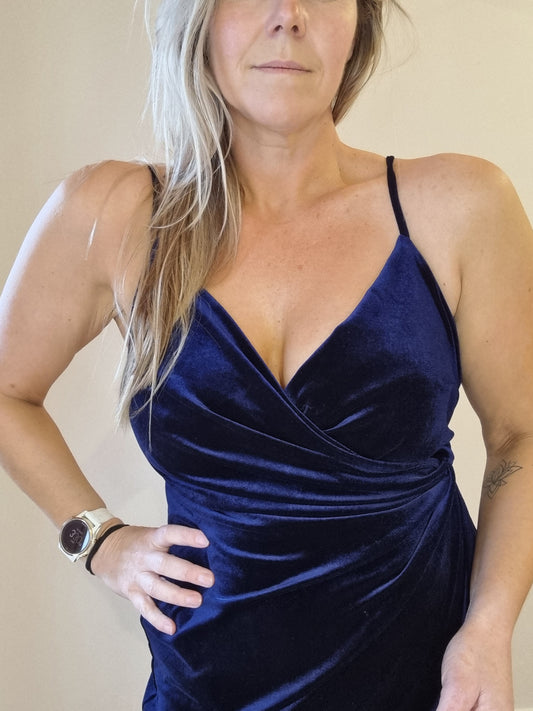 Showpo elegant Velvet feel dress - Size 12