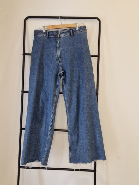 Zara Wide Leg Jeans - Size 12/14