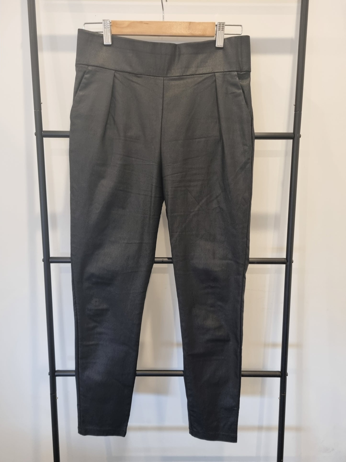 Jorge Wet-Look Pants - Size 14