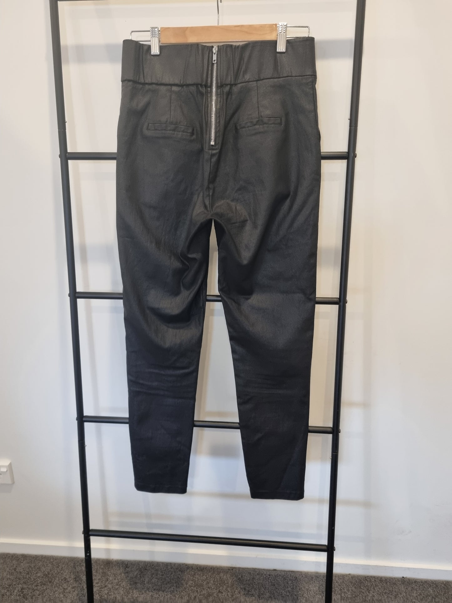 Jorge Wet-Look Pants - Size 14