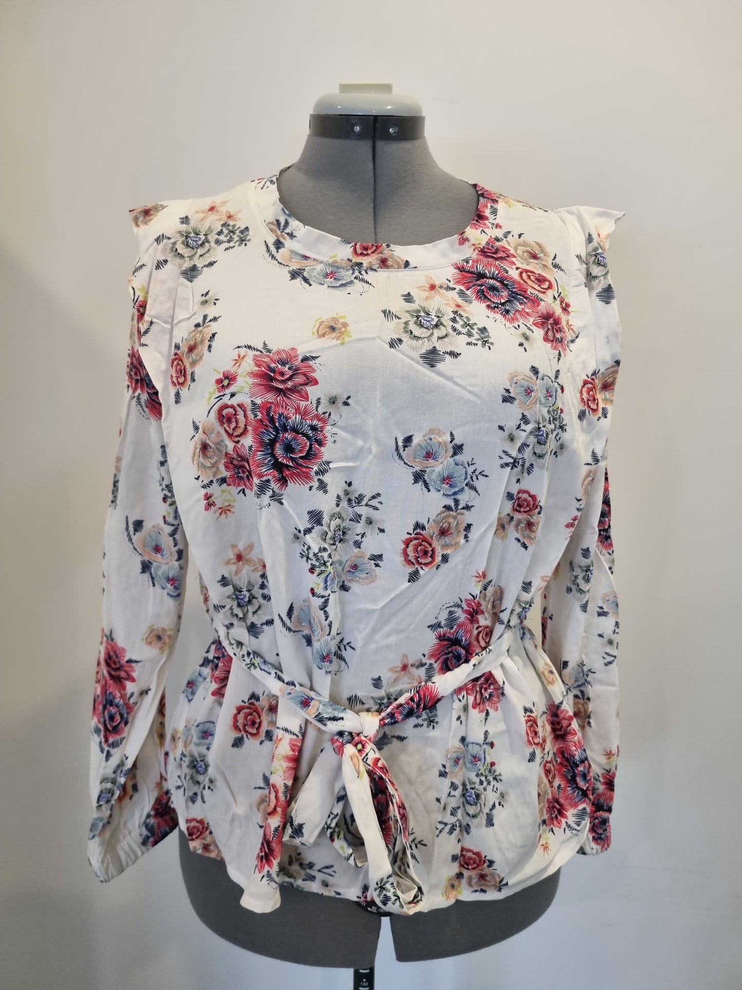 Ketz-ke Floral Blouse - Size 10