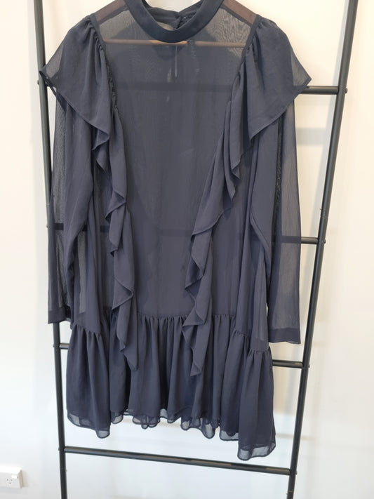 Faithfuls (Moochi) Frill Shift Dress - Size 12