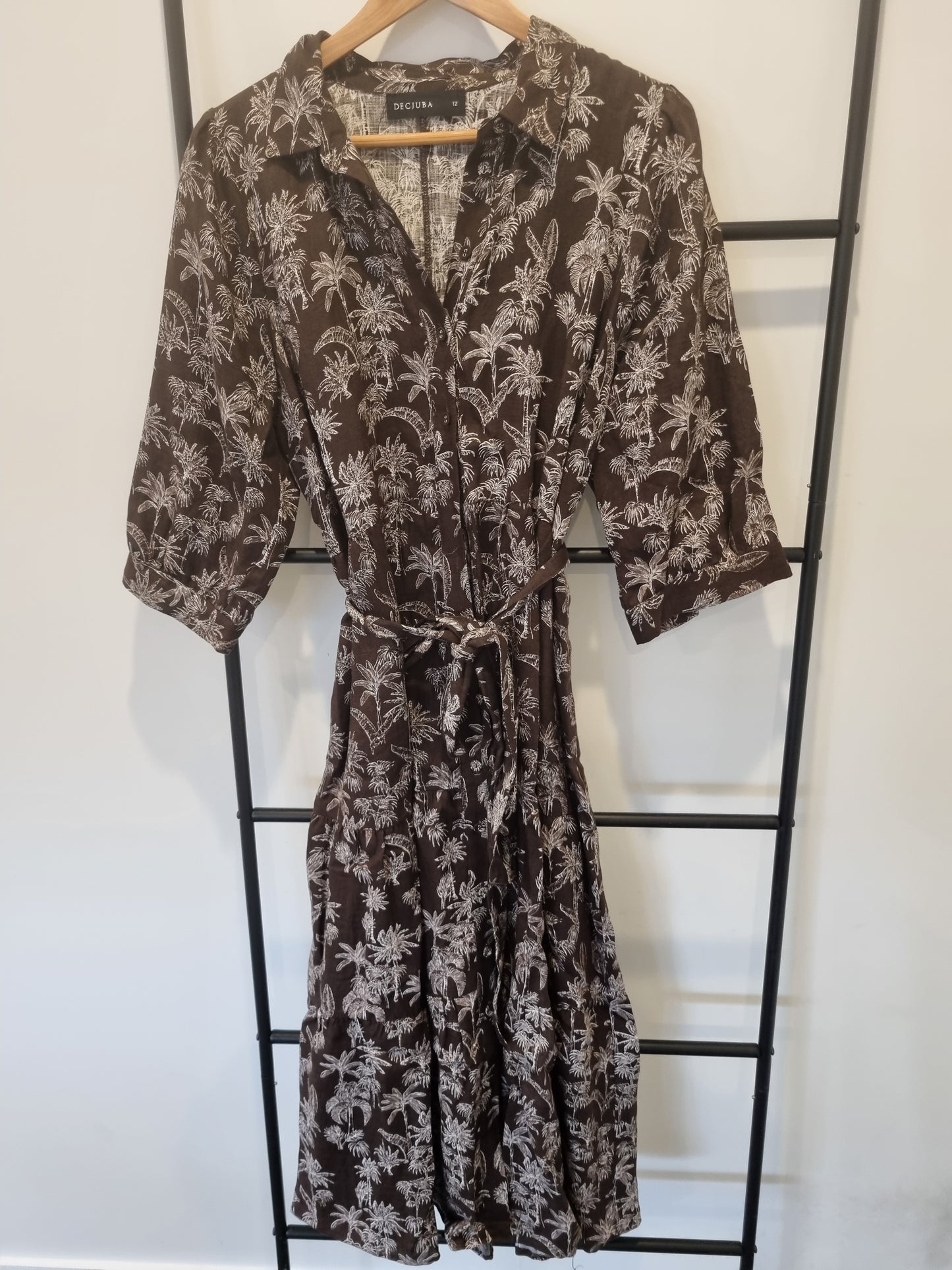 Decjuba Linen Dress - Size 12
