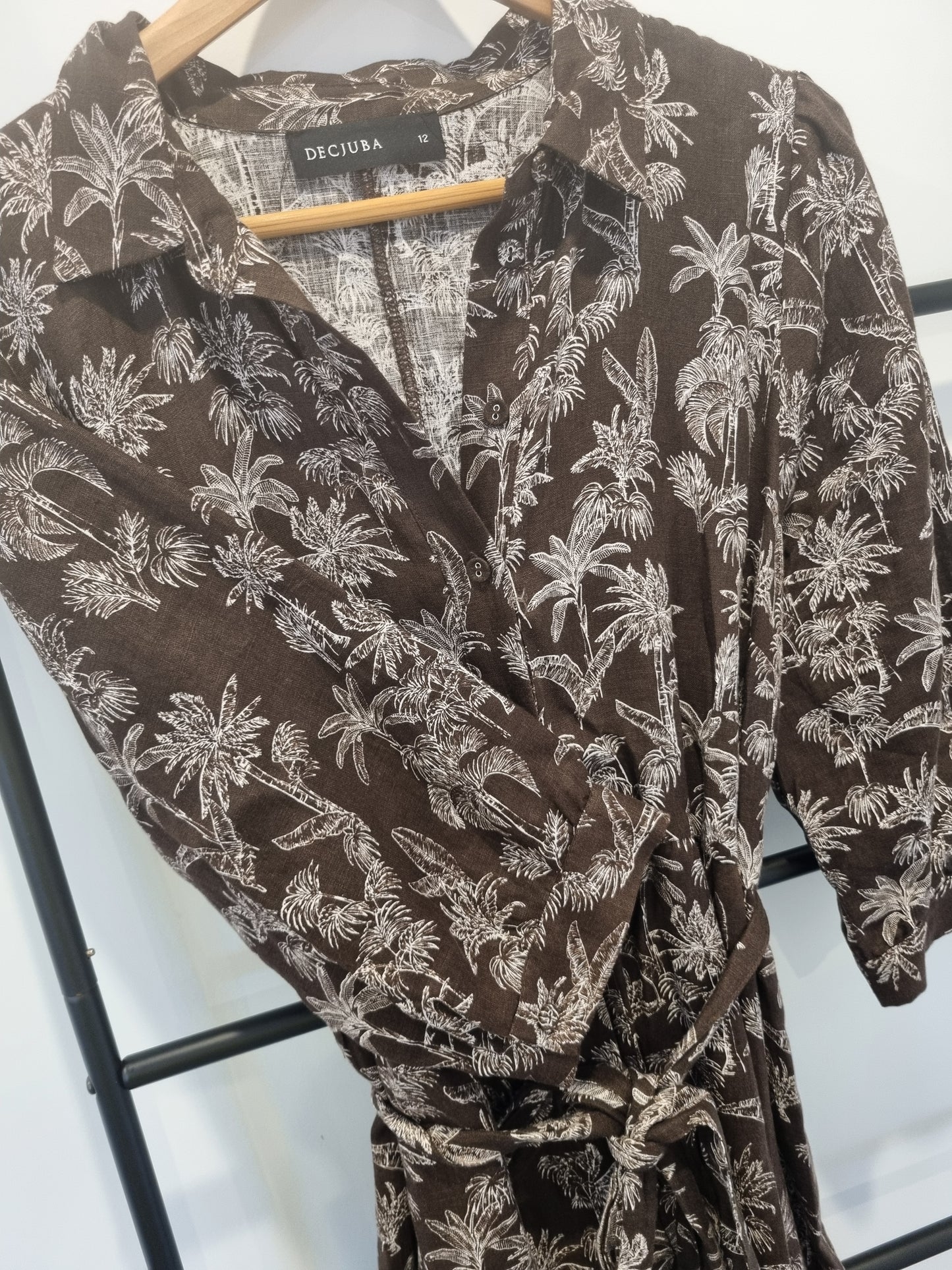 Decjuba Linen Dress - Size 12