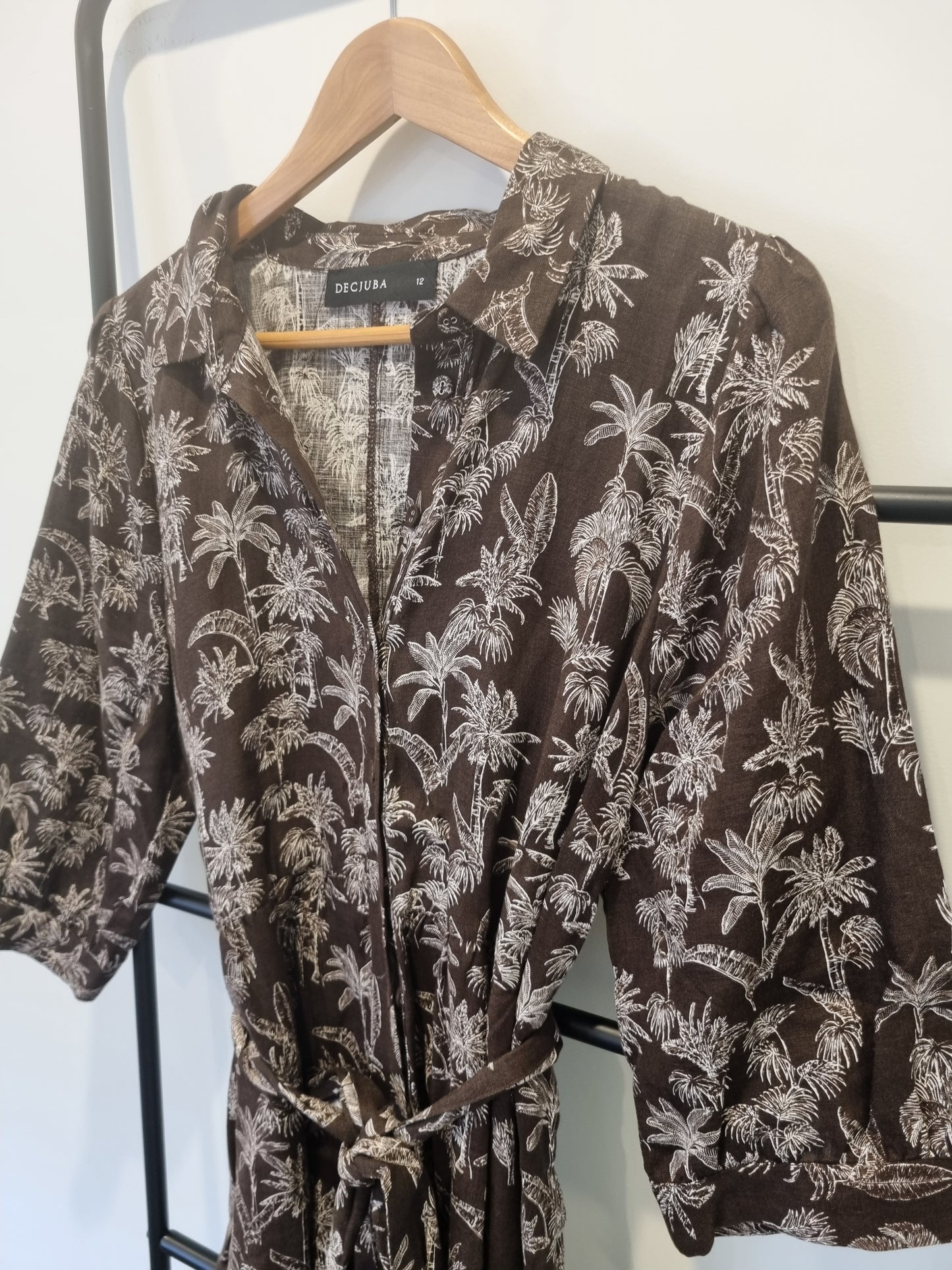Decjuba Linen Dress - Size 12