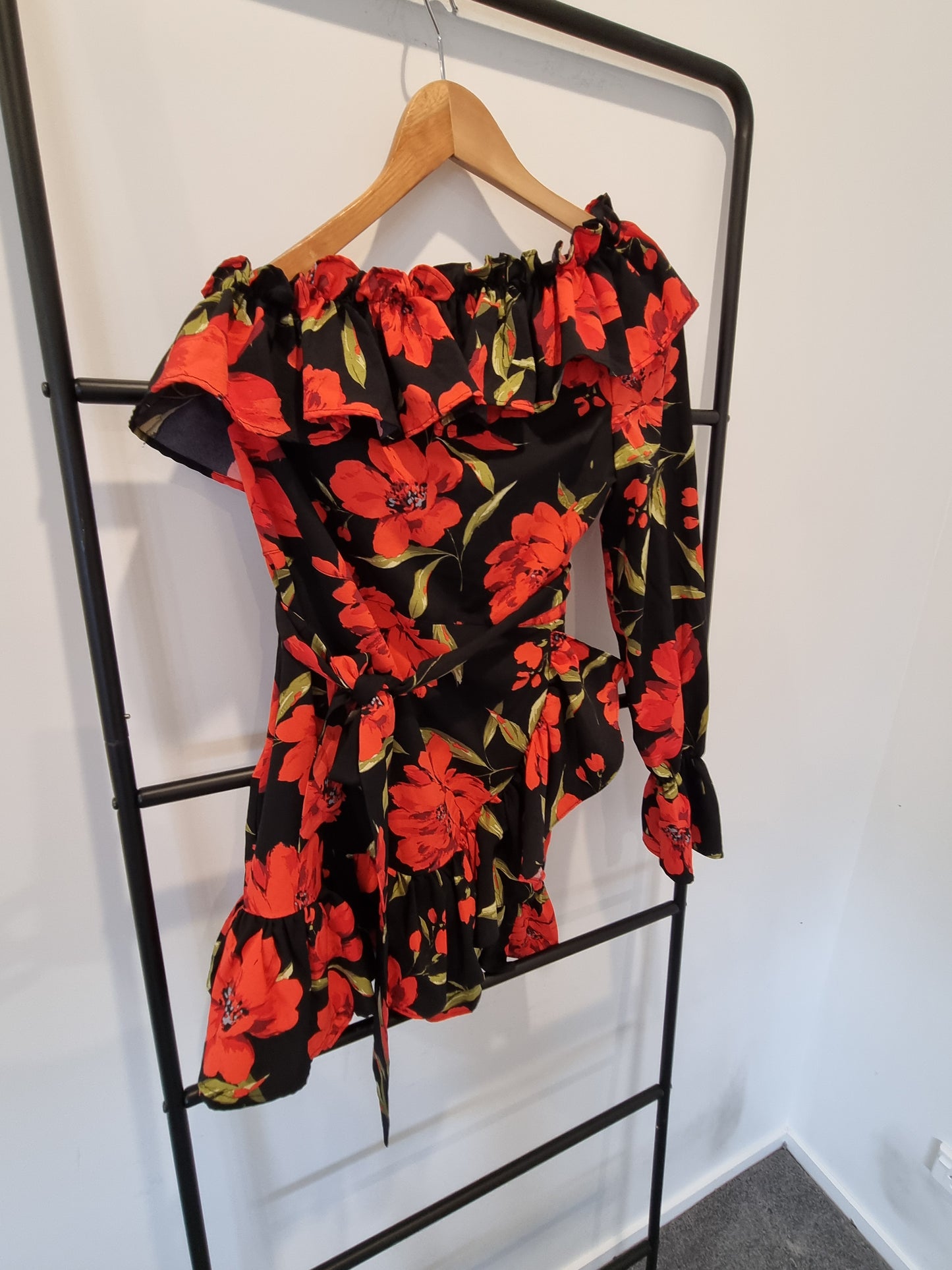 Miss Pap One shoulder Mini Dress - Size 10