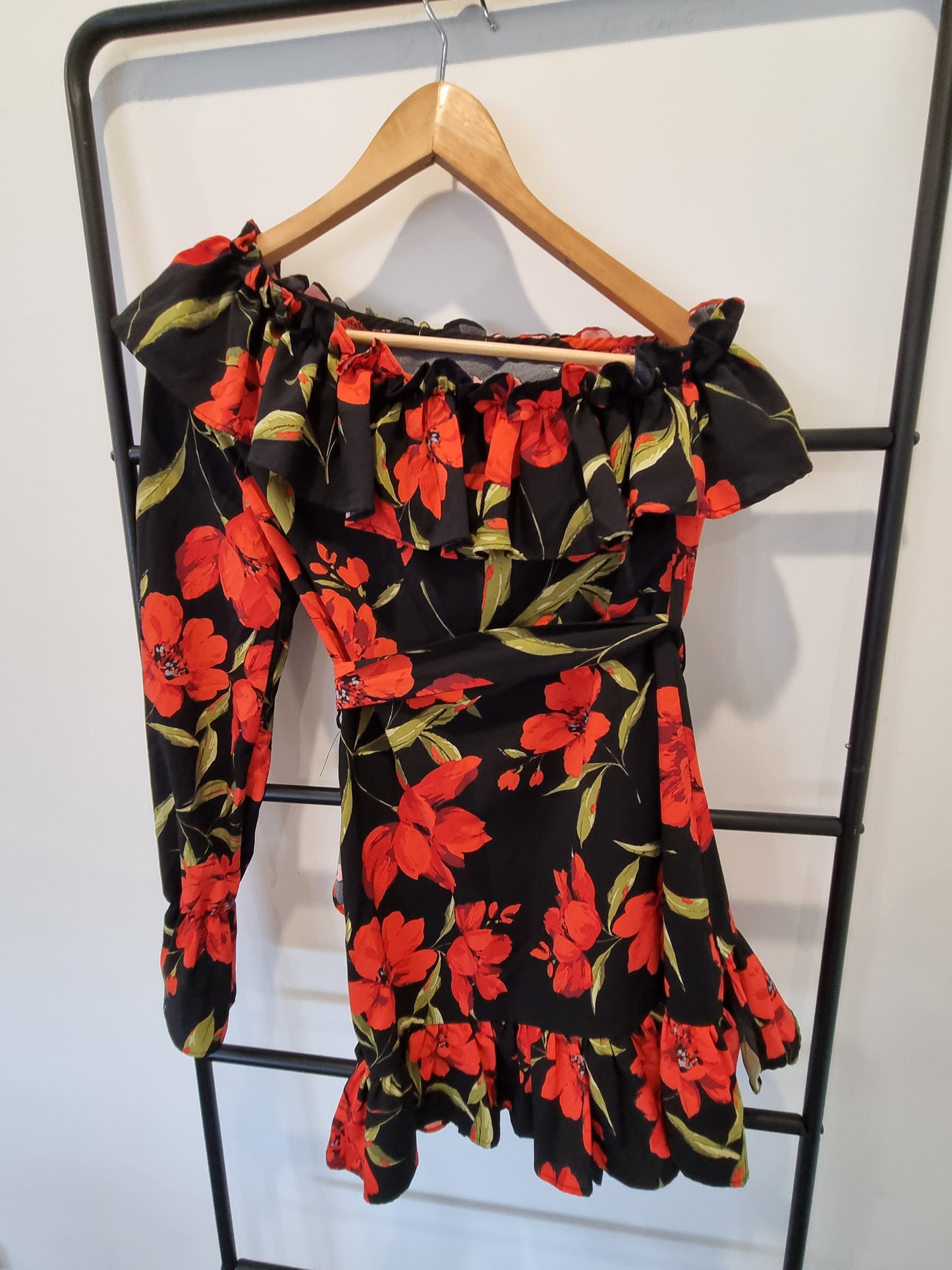 Miss Pap One shoulder Mini Dress - Size 10