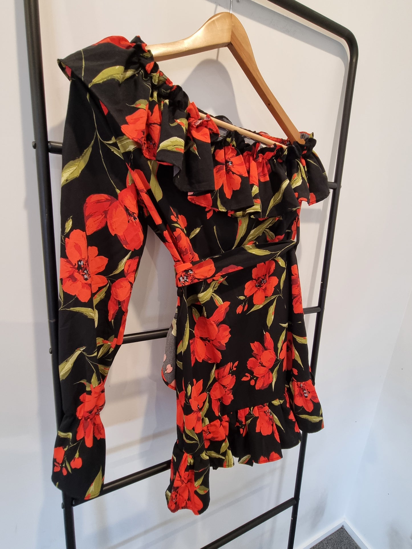 Miss Pap One shoulder Mini Dress - Size 10