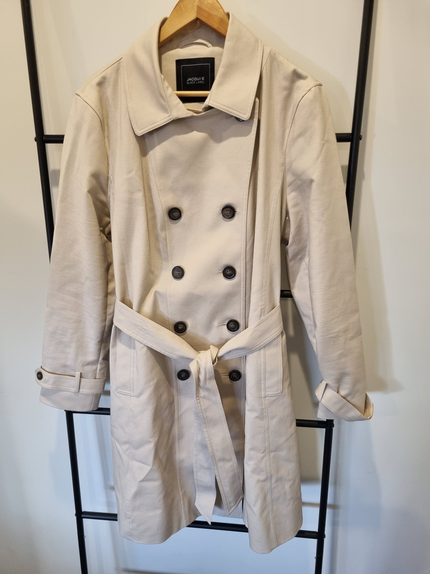 Jacqui E Trench Coat - Size 18