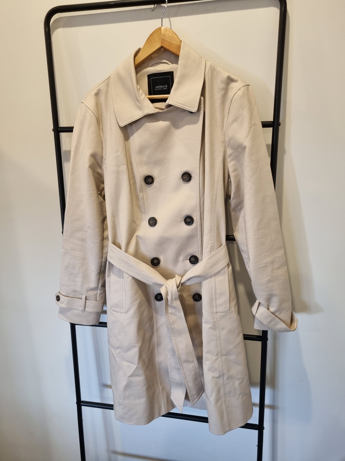 Jacqui E Trench Coat - Size 18