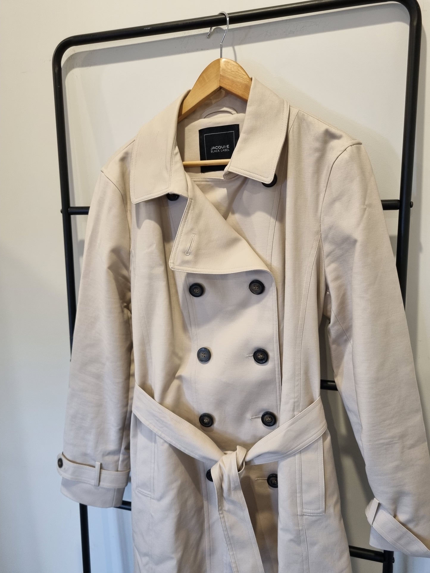 Jacqui E Trench Coat - Size 18