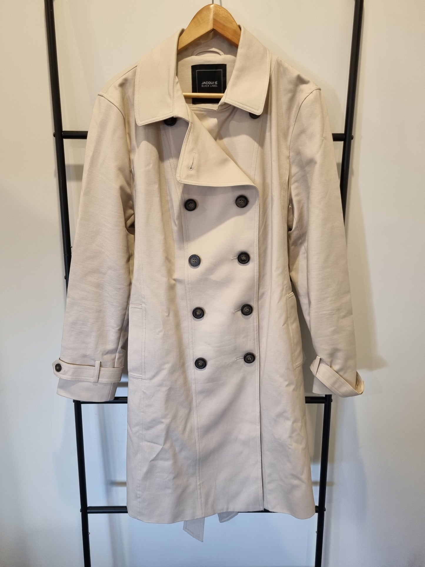 Jacqui E Trench Coat - Size 18