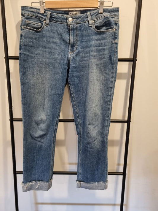 Paige, Brigitte Jeans - Raw Hem, Size 14