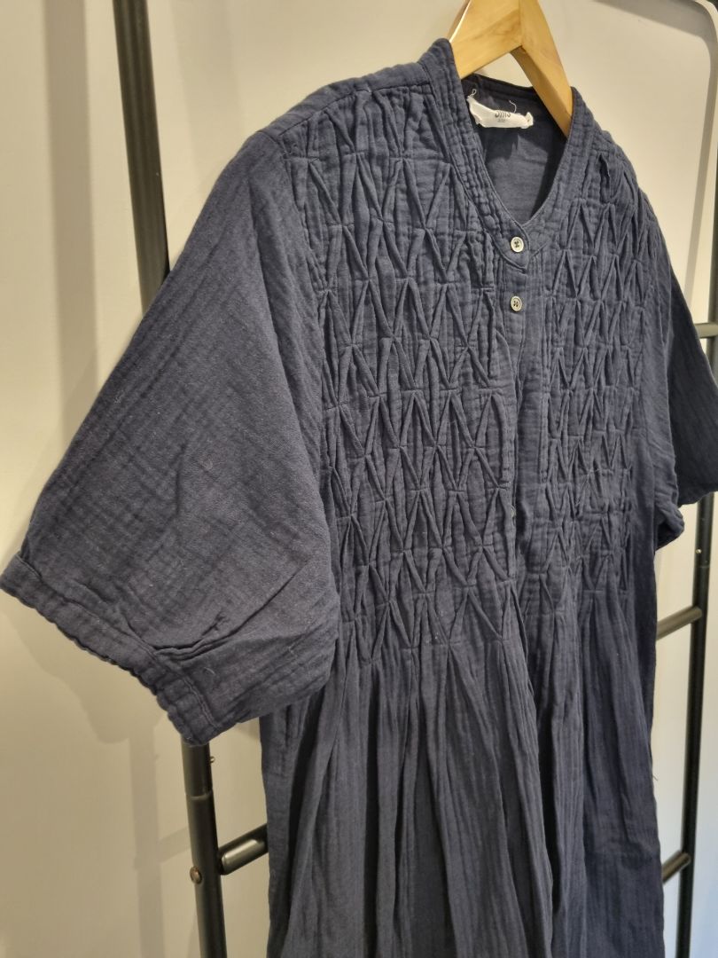 Navy Sills Dress, Size 8