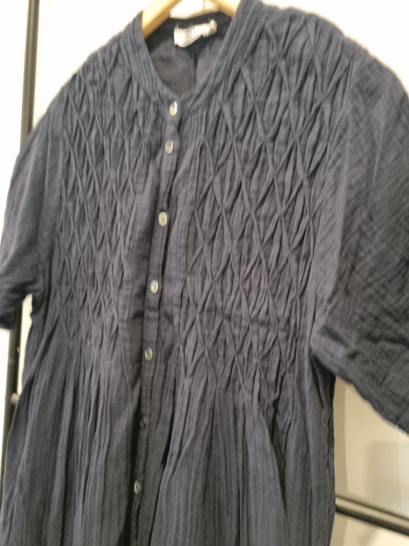 Navy Sills Dress, Size 8