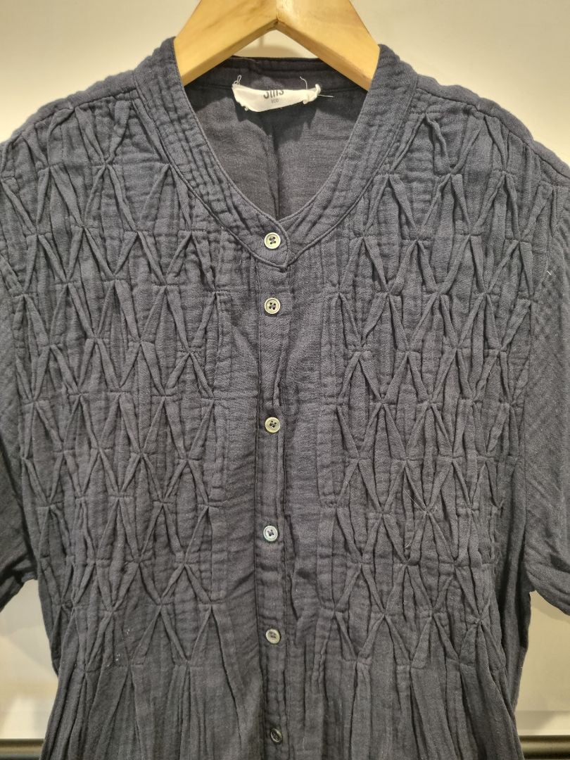 Navy Sills Dress, Size 8