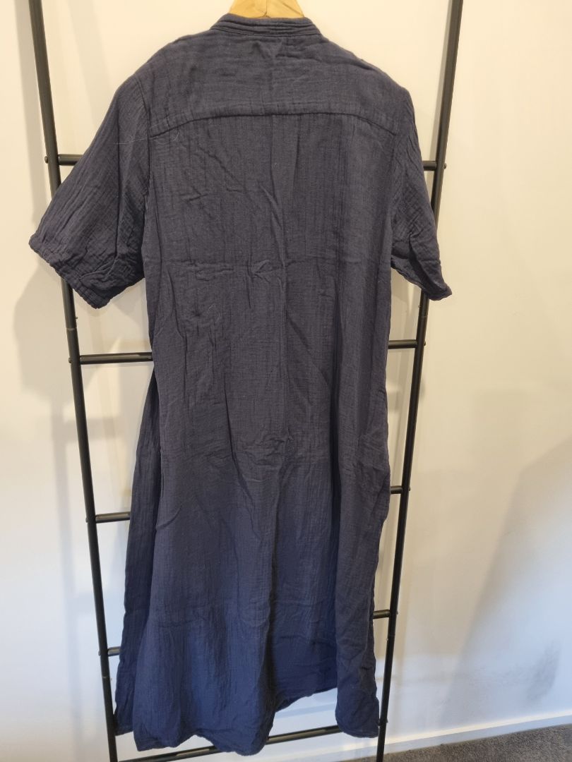 Navy Sills Dress, Size 8