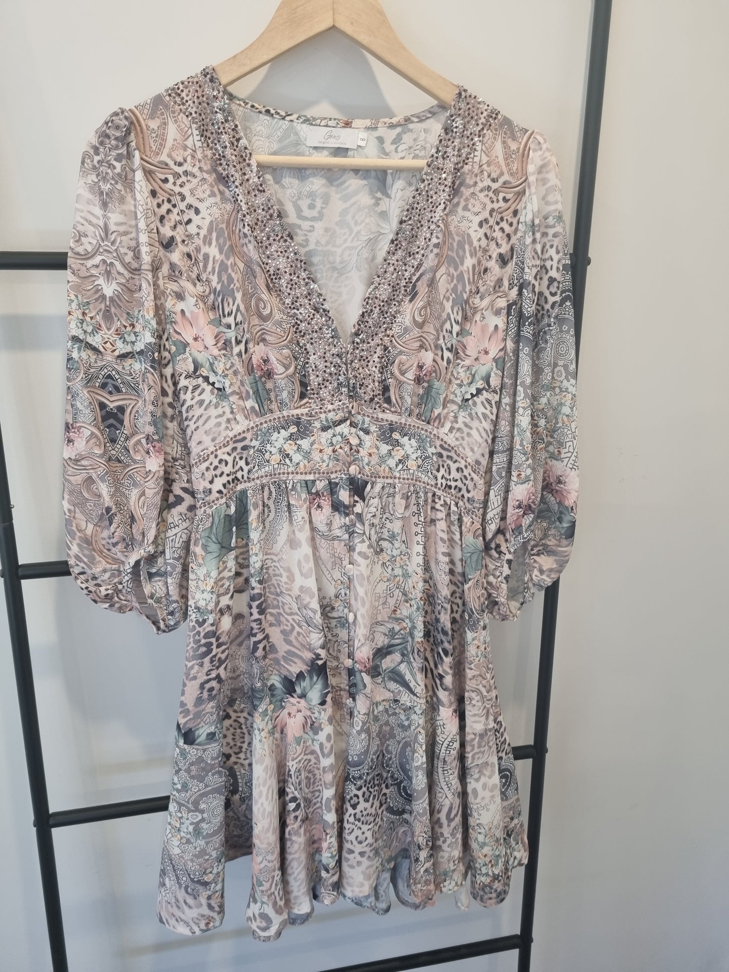 Gems Mini Dress - Size 8