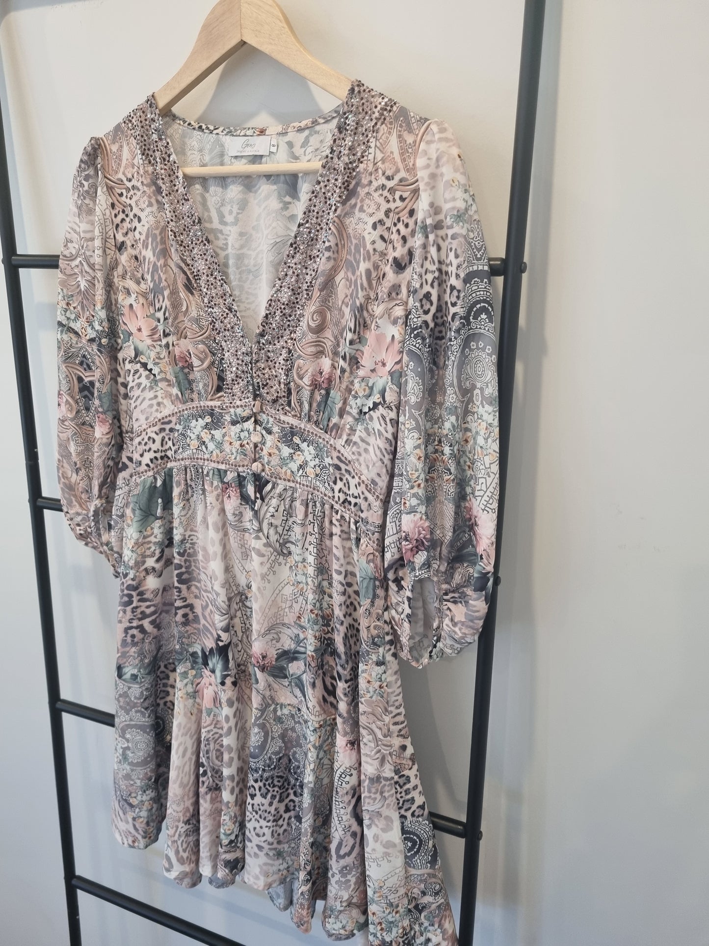 Gems Mini Dress - Size 8