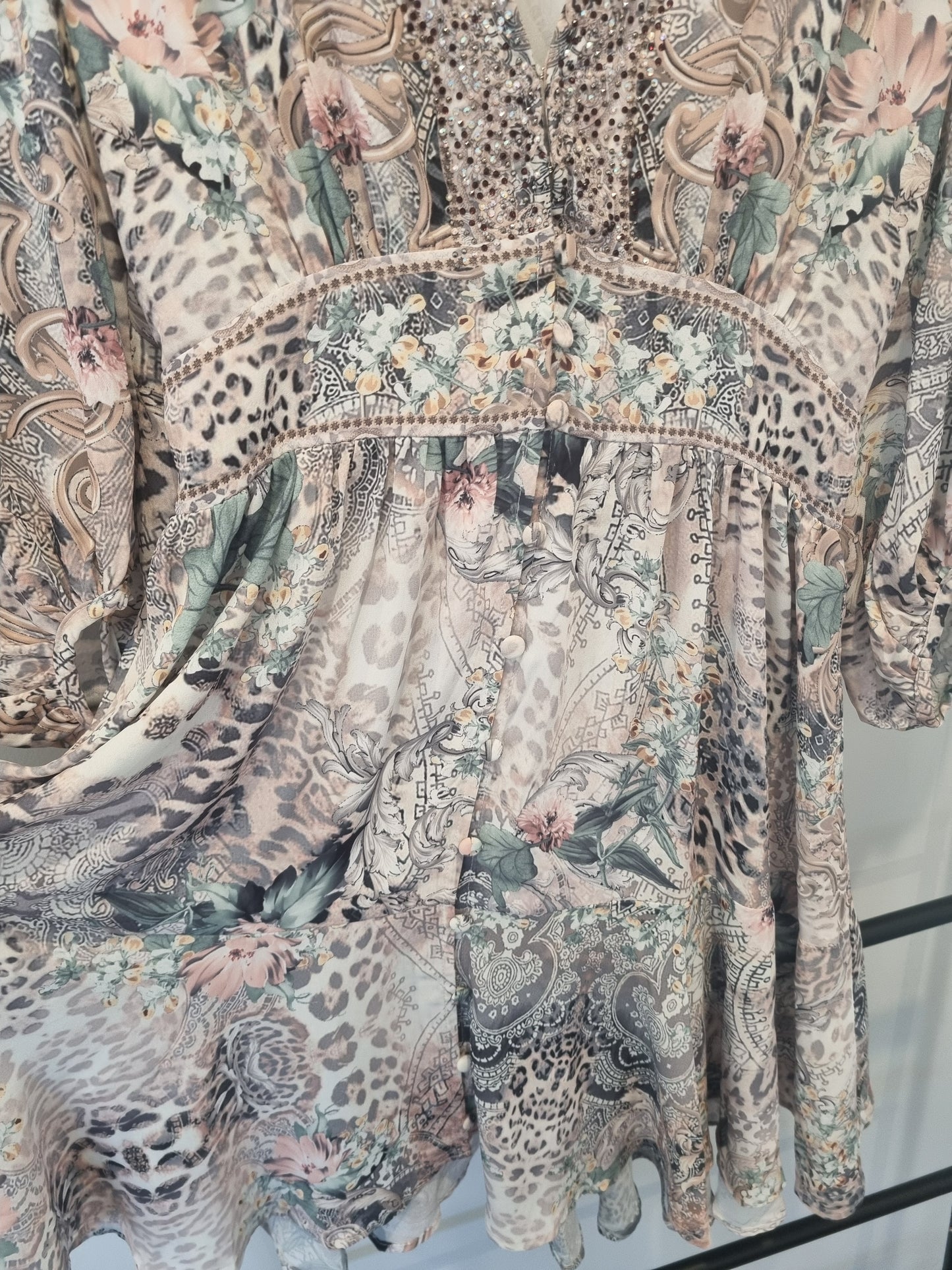 Gems Mini Dress - Size 8