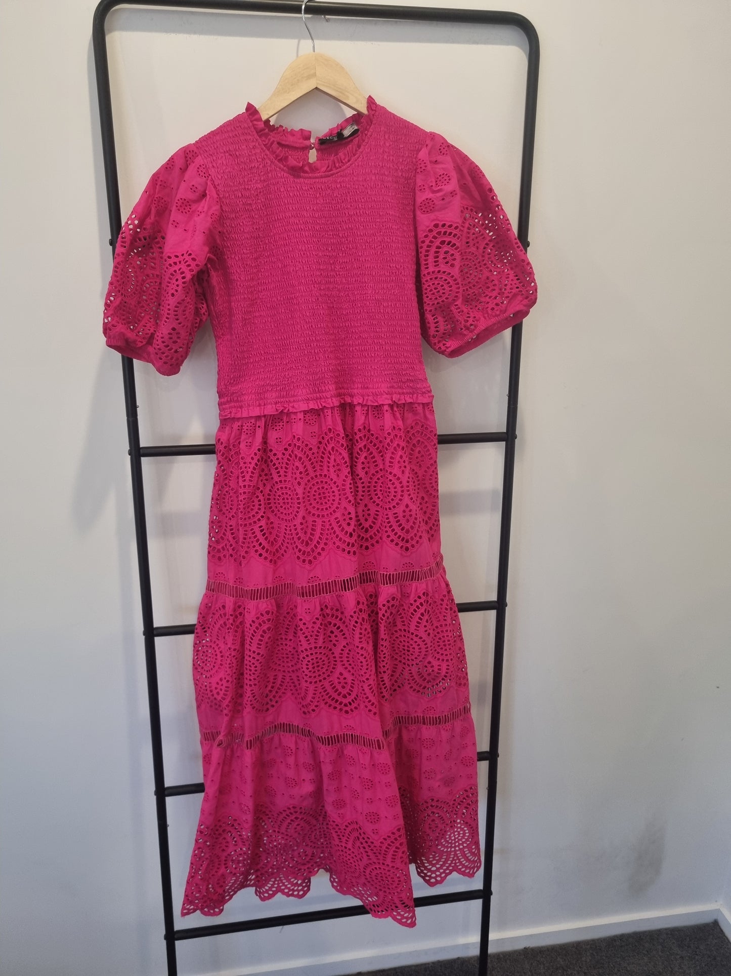 Decjuba Maxi Broderie Dress - Size 10