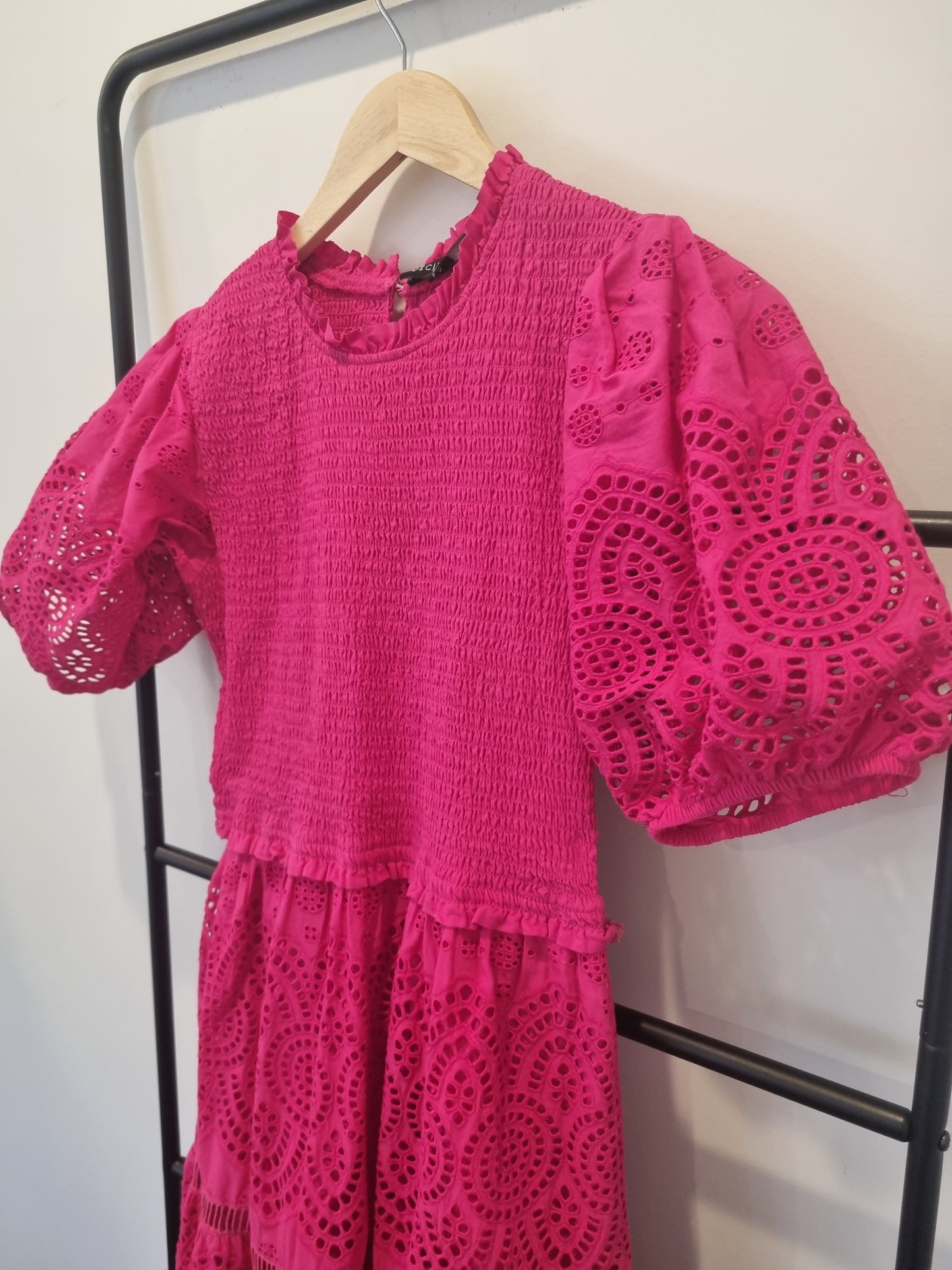 Decjuba Maxi Broderie Dress - Size 10