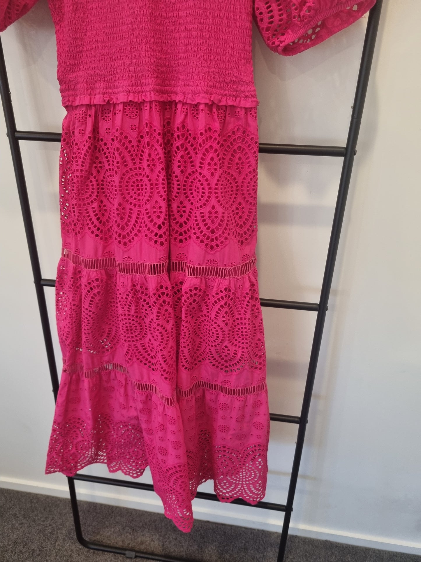 Decjuba Maxi Broderie Dress - Size 10
