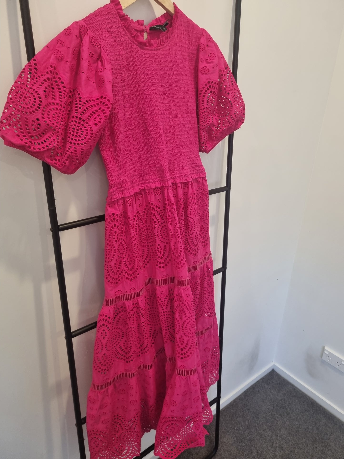 Decjuba Maxi Broderie Dress - Size 10