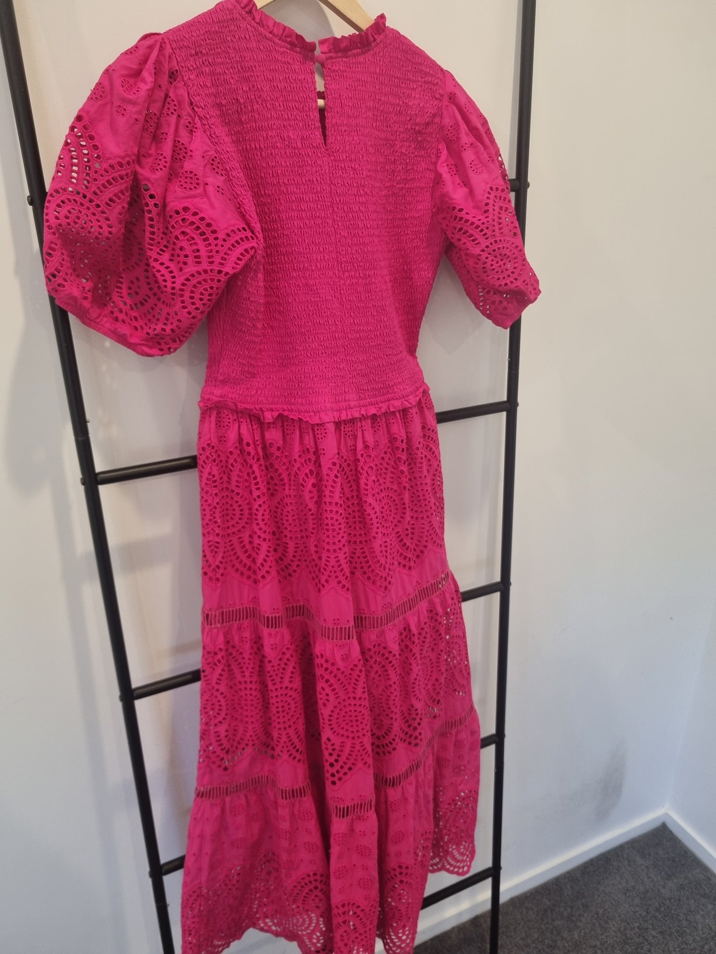 Decjuba Maxi Broderie Dress - Size 10