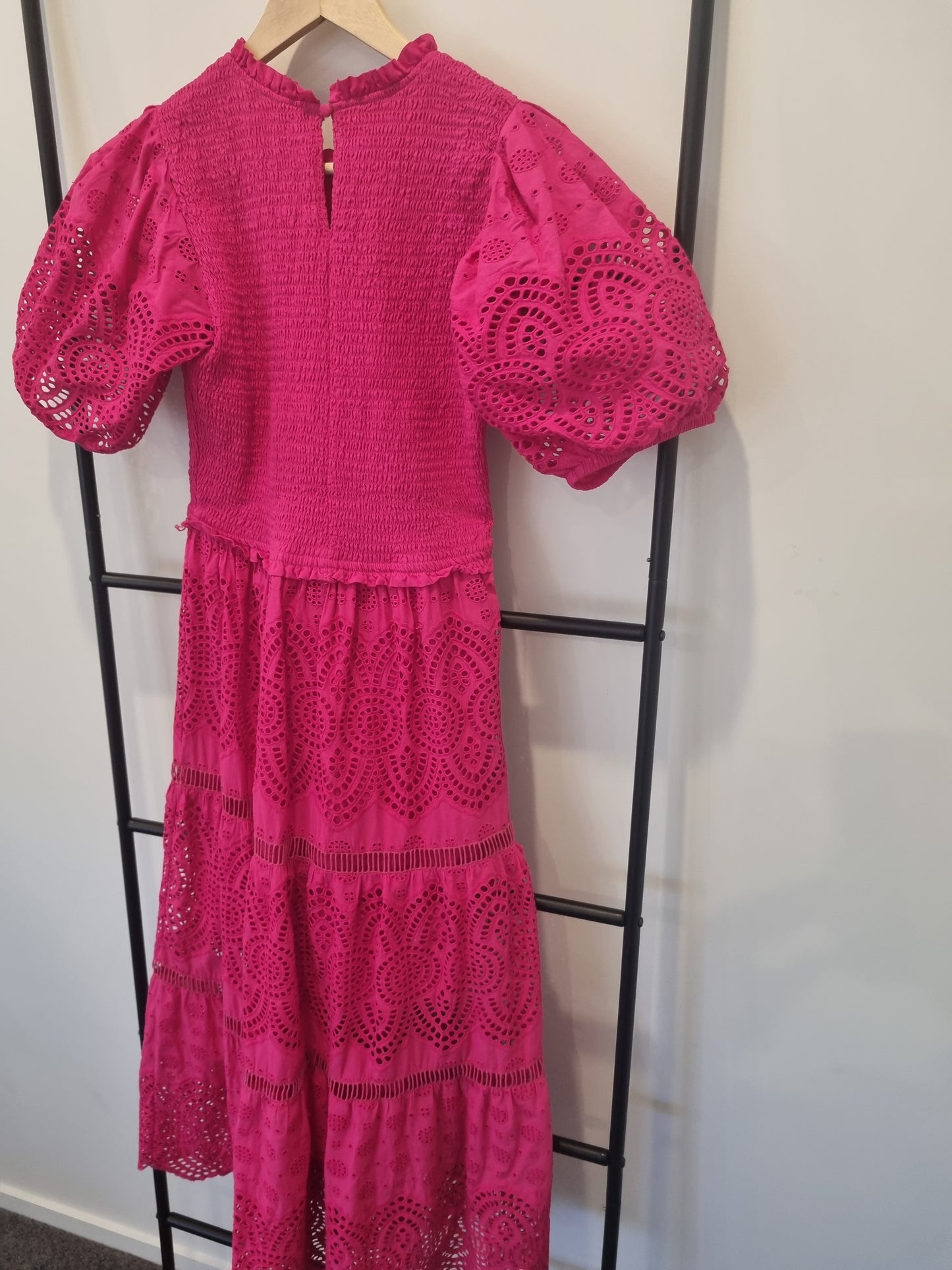 Decjuba Maxi Broderie Dress - Size 10