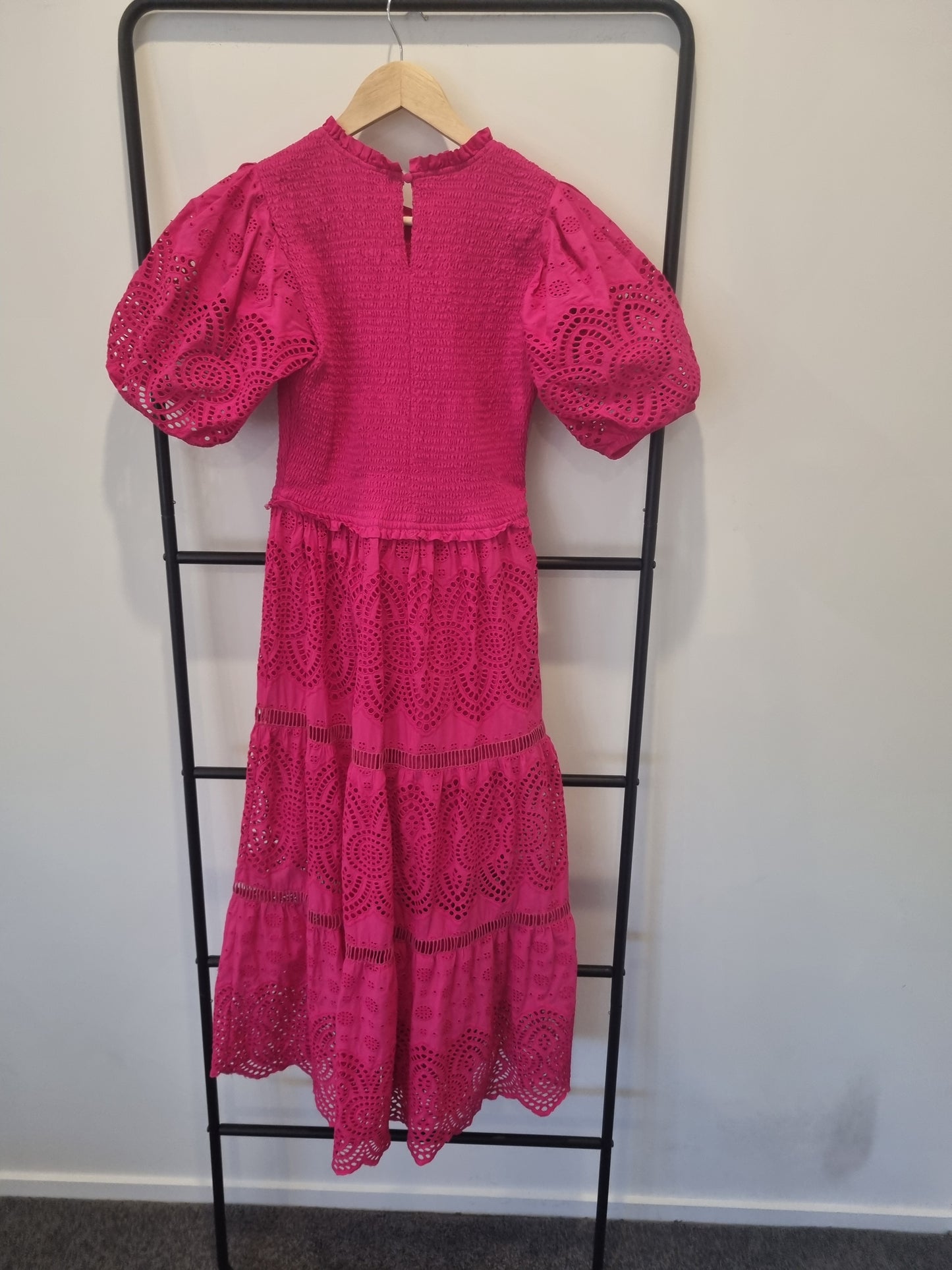 Decjuba Maxi Broderie Dress - Size 10