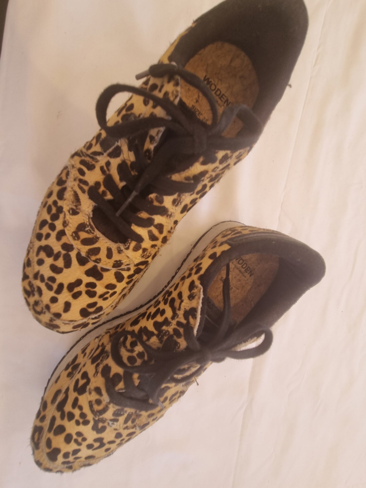 Woden Leopard Print Sneakers - EU 38 (Size 7.5)